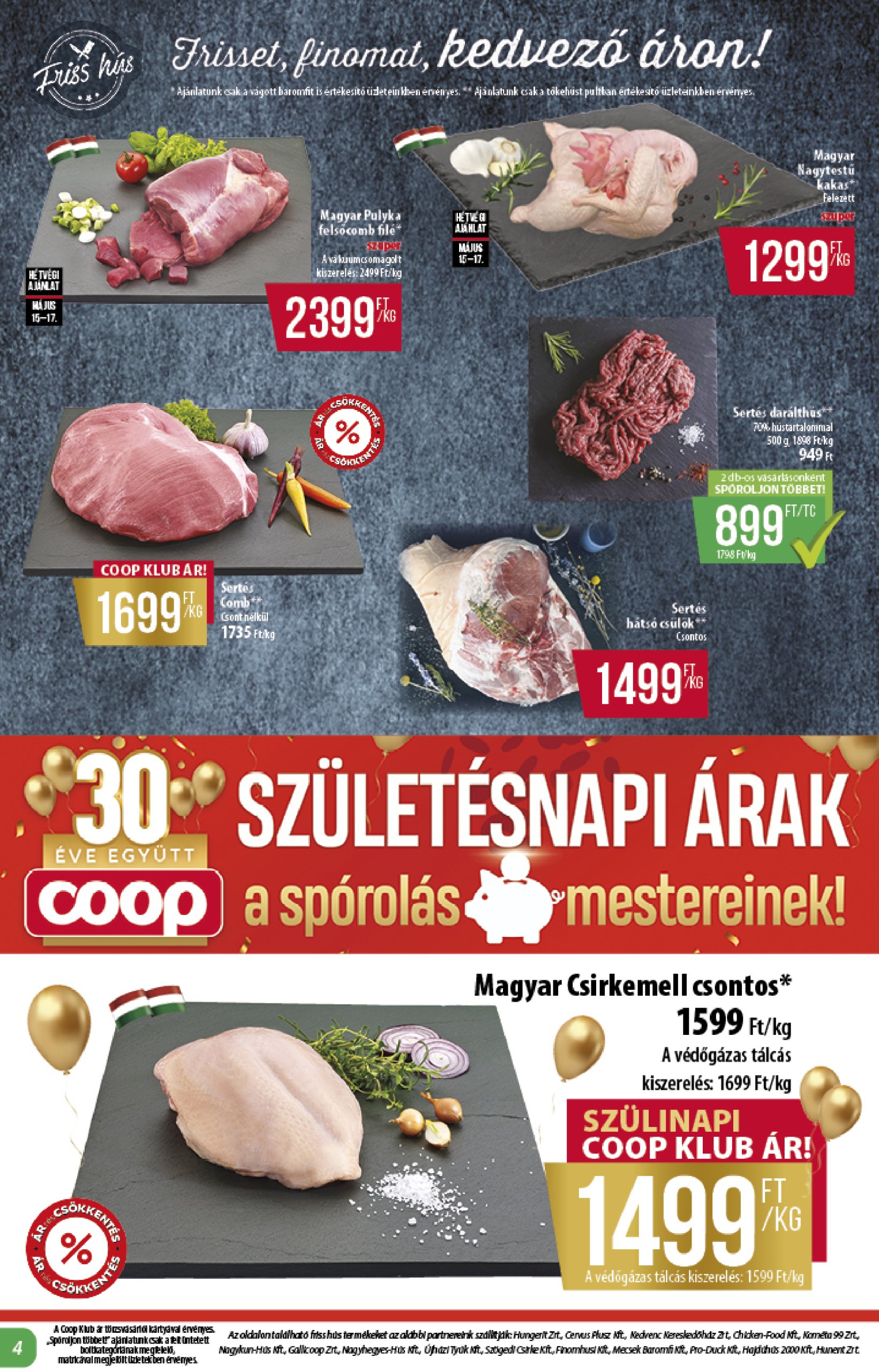 coop - Coop - Alföld akciós újság, érvényes 05.15. - 05.21. - page: 4