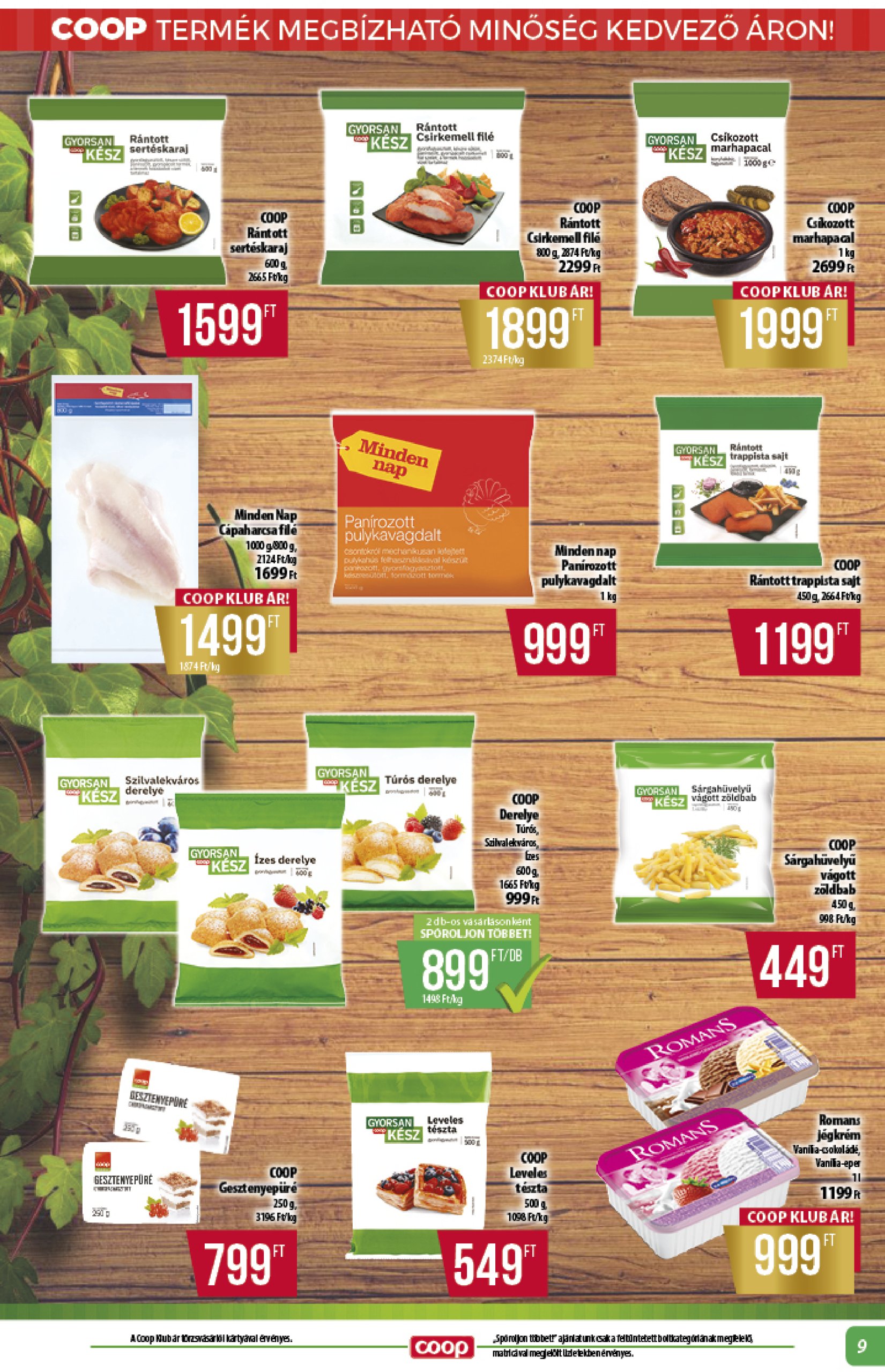 coop - Coop - Alföld akciós újság, érvényes 05.15. - 05.21. - page: 9