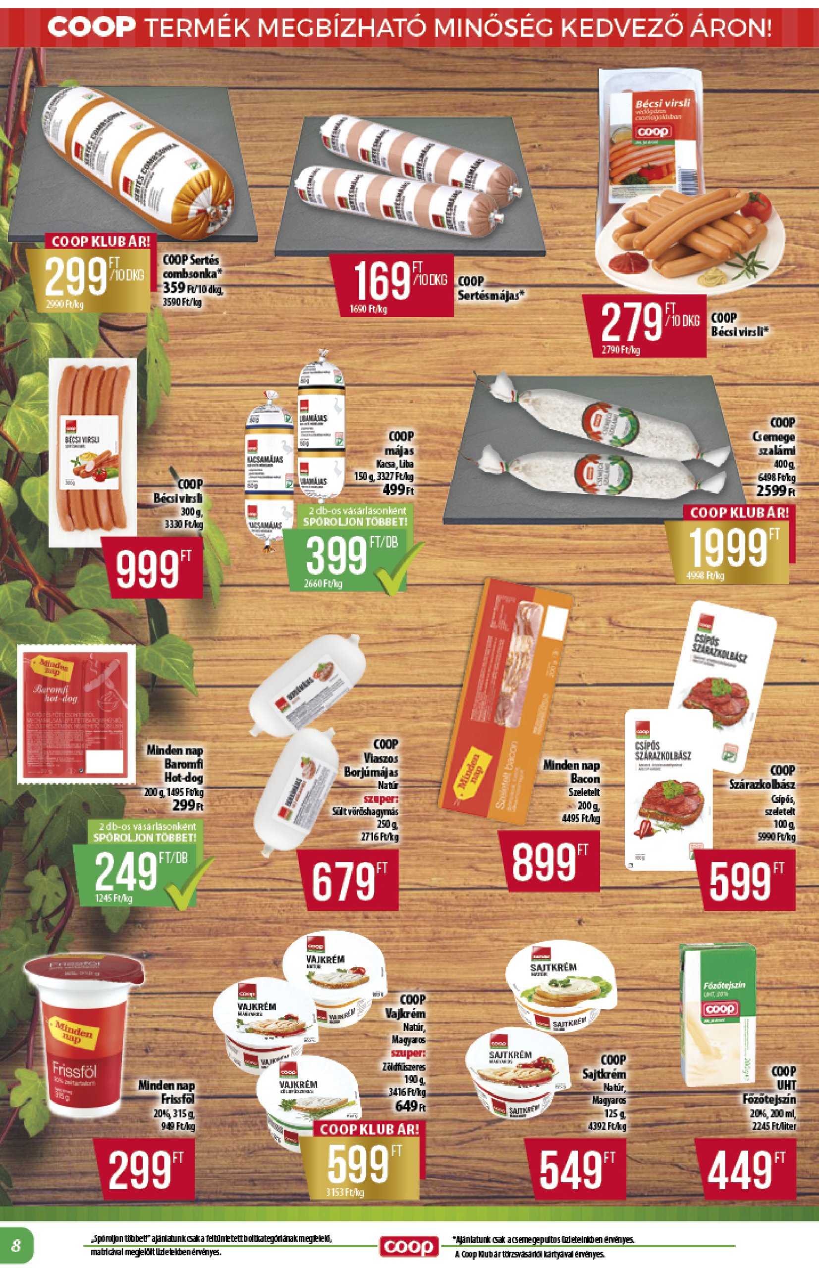 coop - Coop - Alföld akciós újság, érvényes 05.15. - 05.21. - page: 8