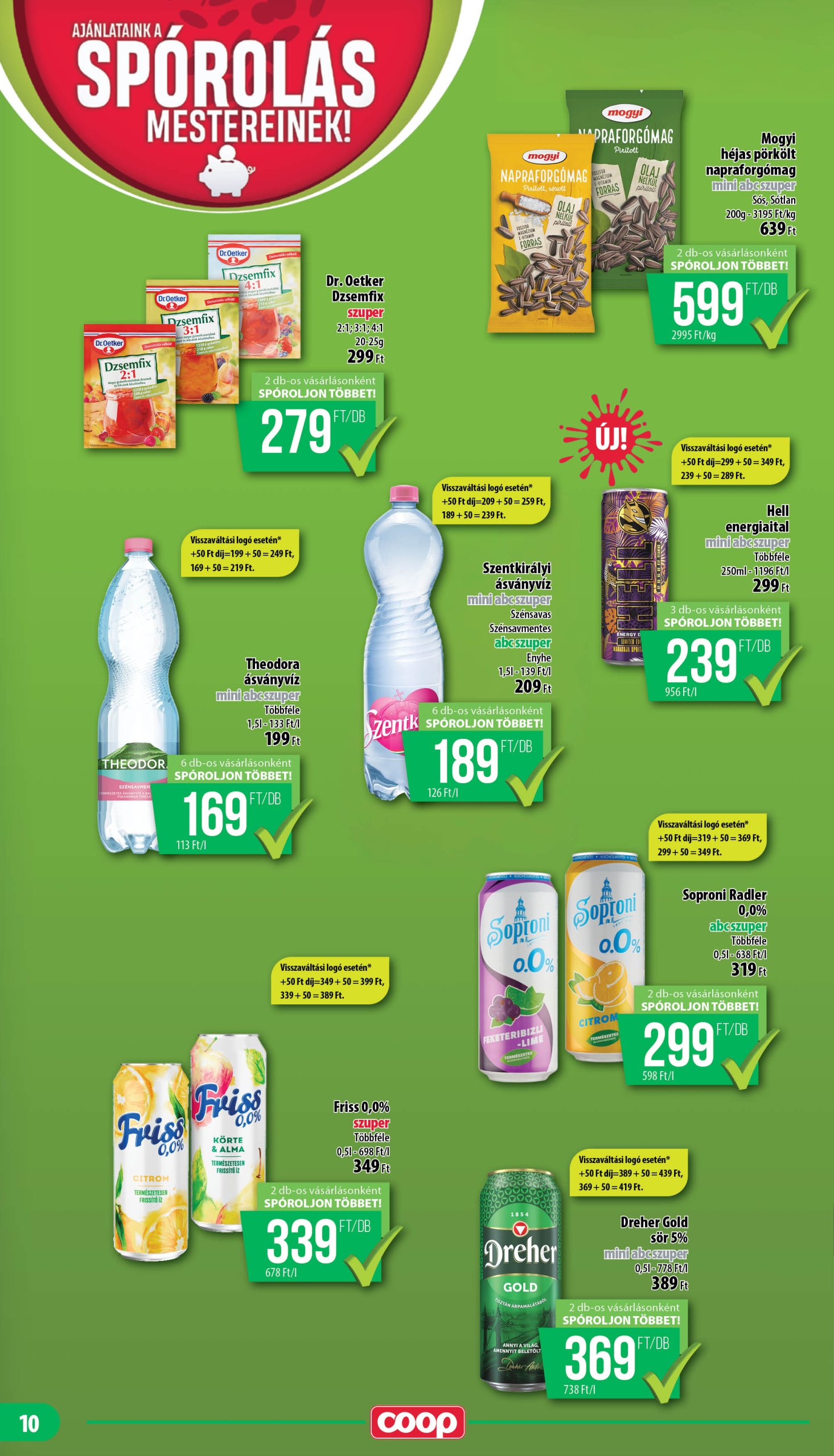coop - Coop - Mecsek akciós újság, érvényes 05.15. - 05.21. - page: 10