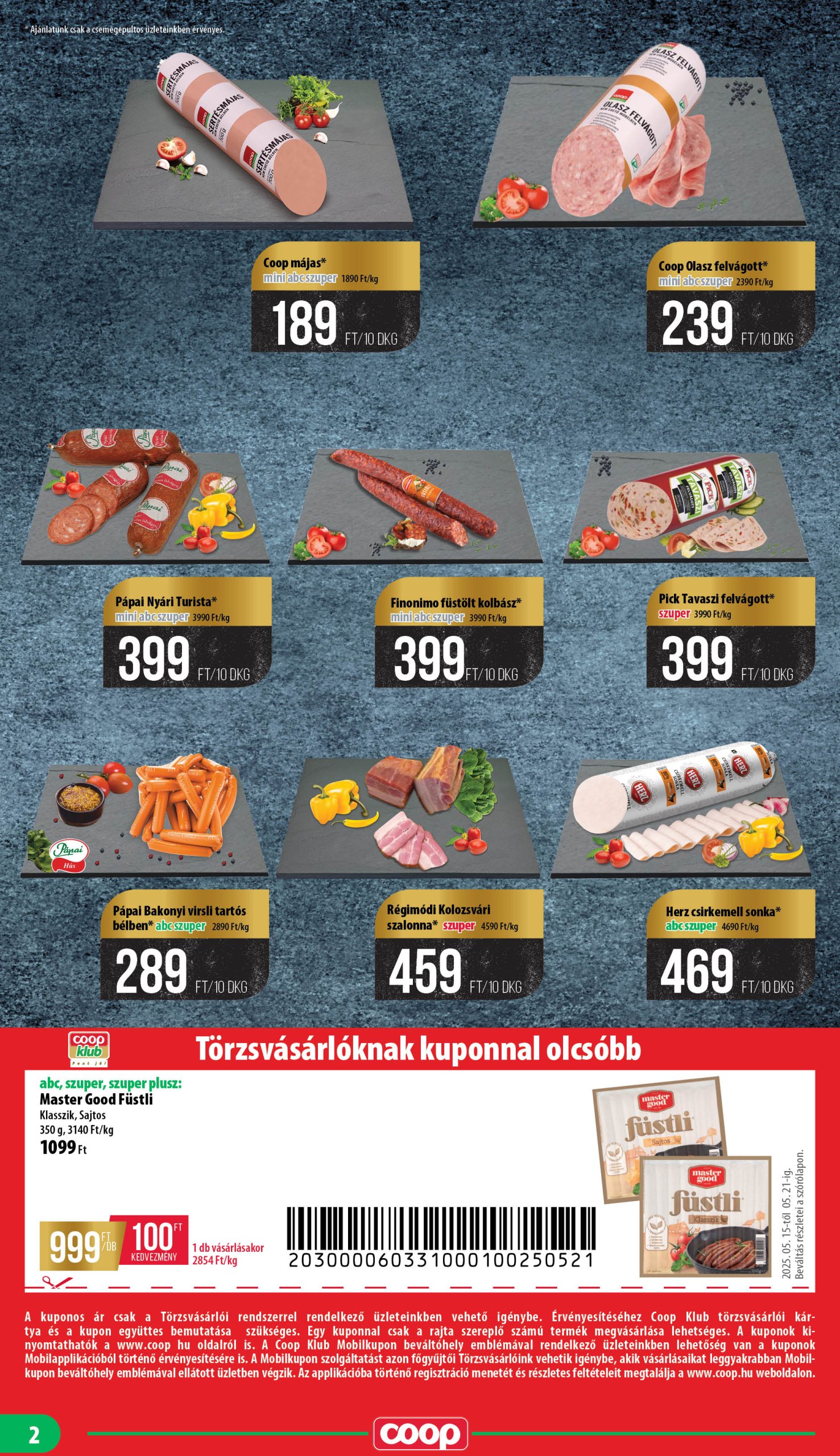 coop - Coop - Mecsek akciós újság, érvényes 05.15. - 05.21. - page: 2