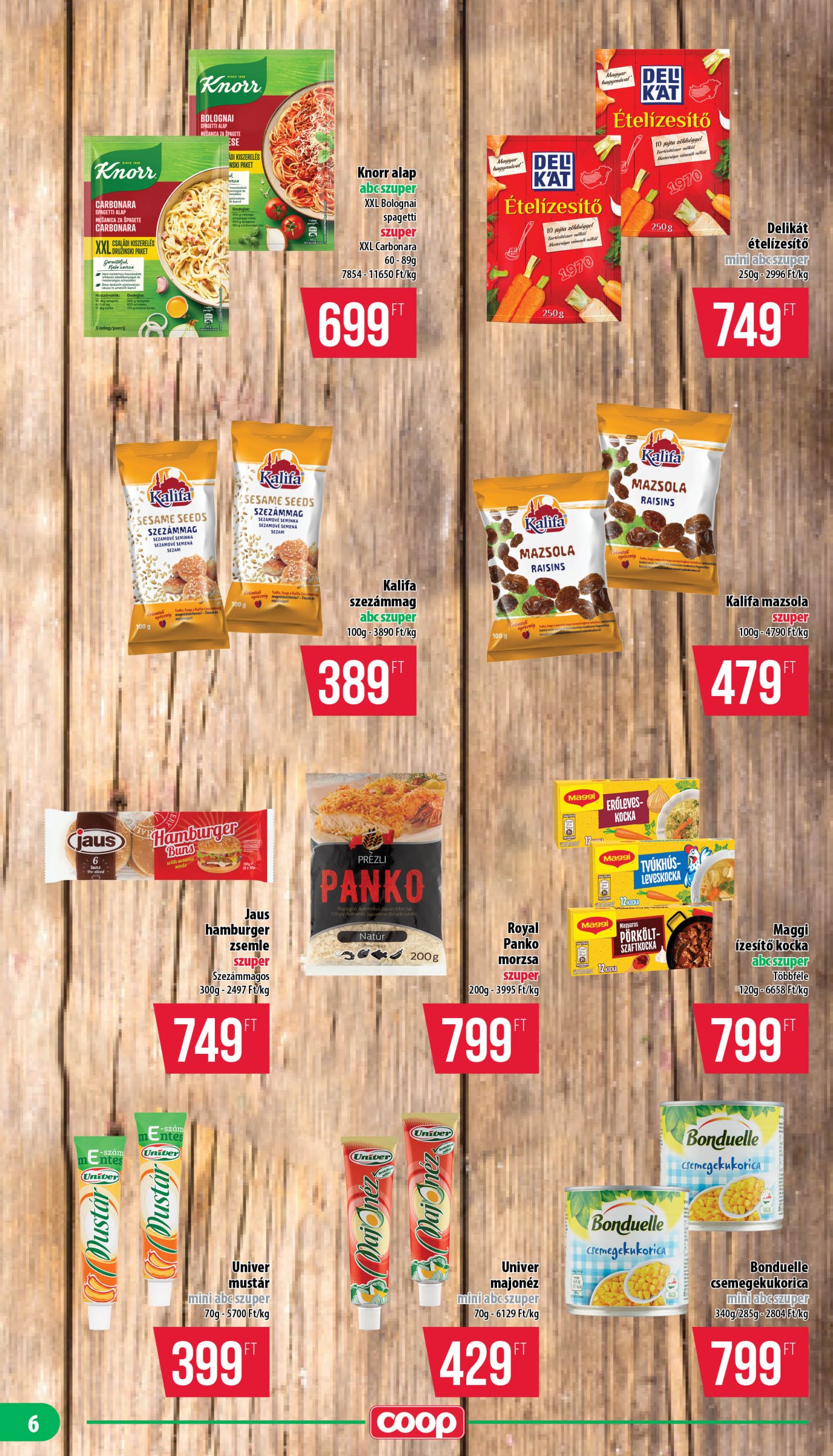 coop - Coop - Mecsek akciós újság, érvényes 05.15. - 05.21. - page: 6