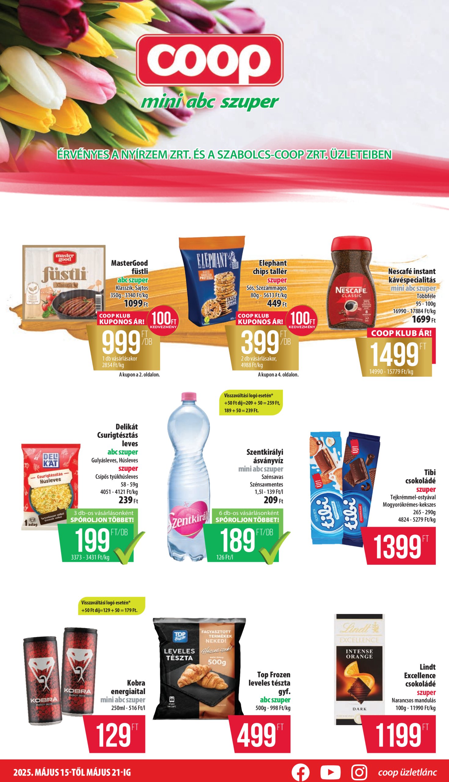 coop - Coop - Nyírzem/Szabolcs Coop akciós újság, érvényes 05.15. - 05.21.