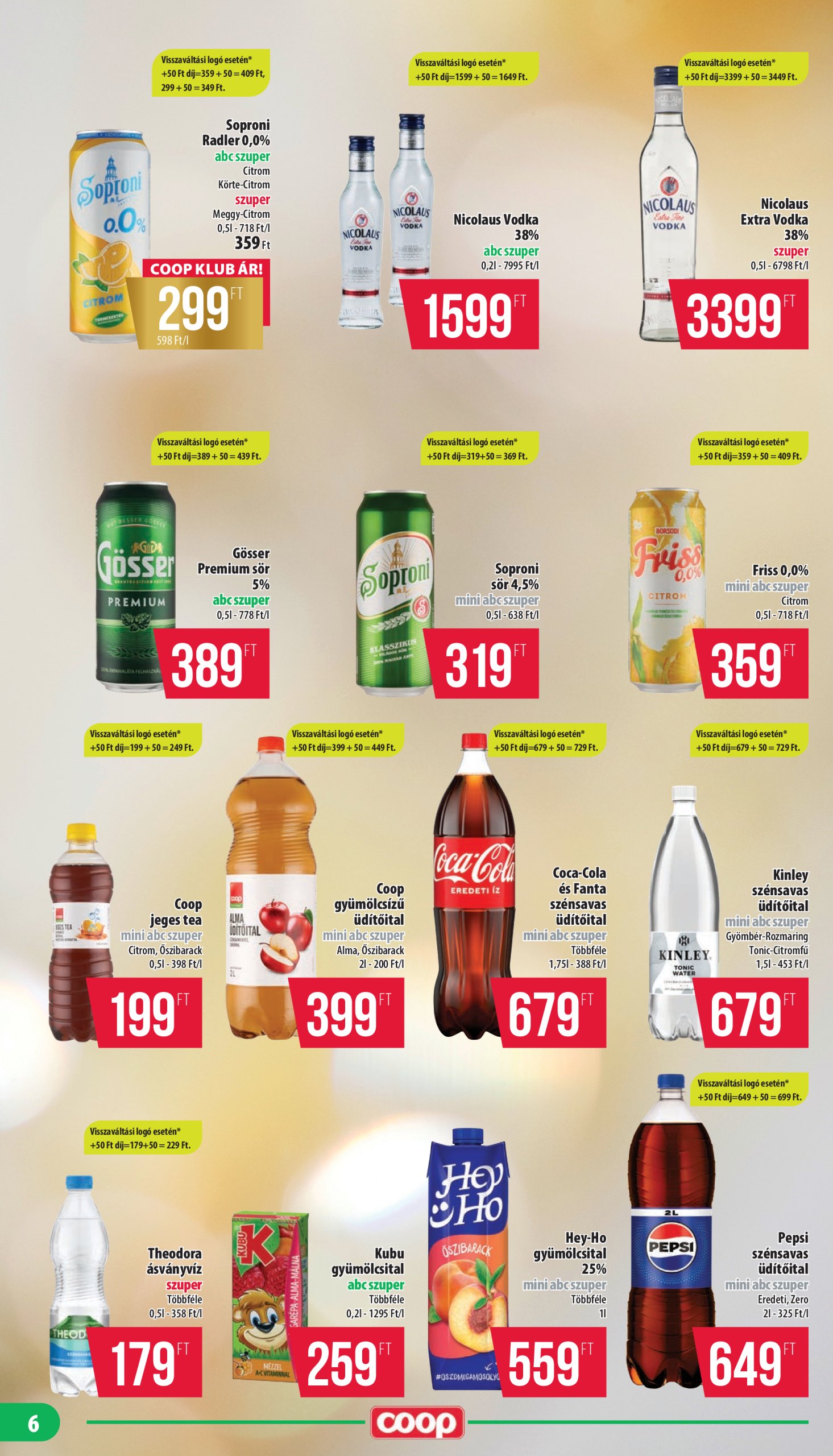 coop - Coop - Nyírzem/Szabolcs Coop akciós újság, érvényes 05.15. - 05.21. - page: 6