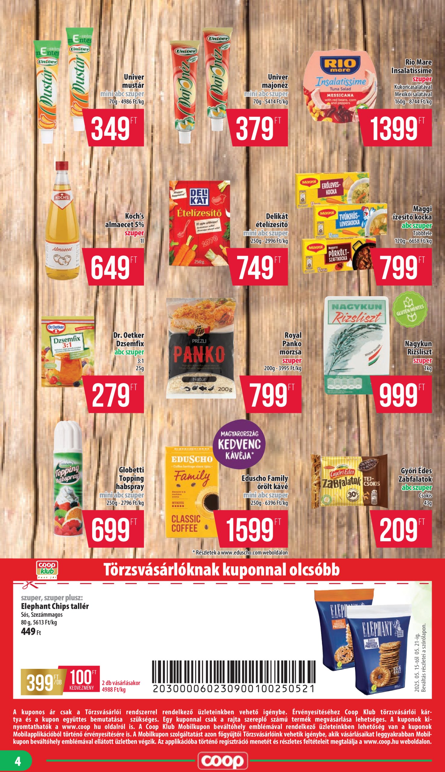 coop - Coop - Nyírzem/Szabolcs Coop akciós újság, érvényes 05.15. - 05.21. - page: 4