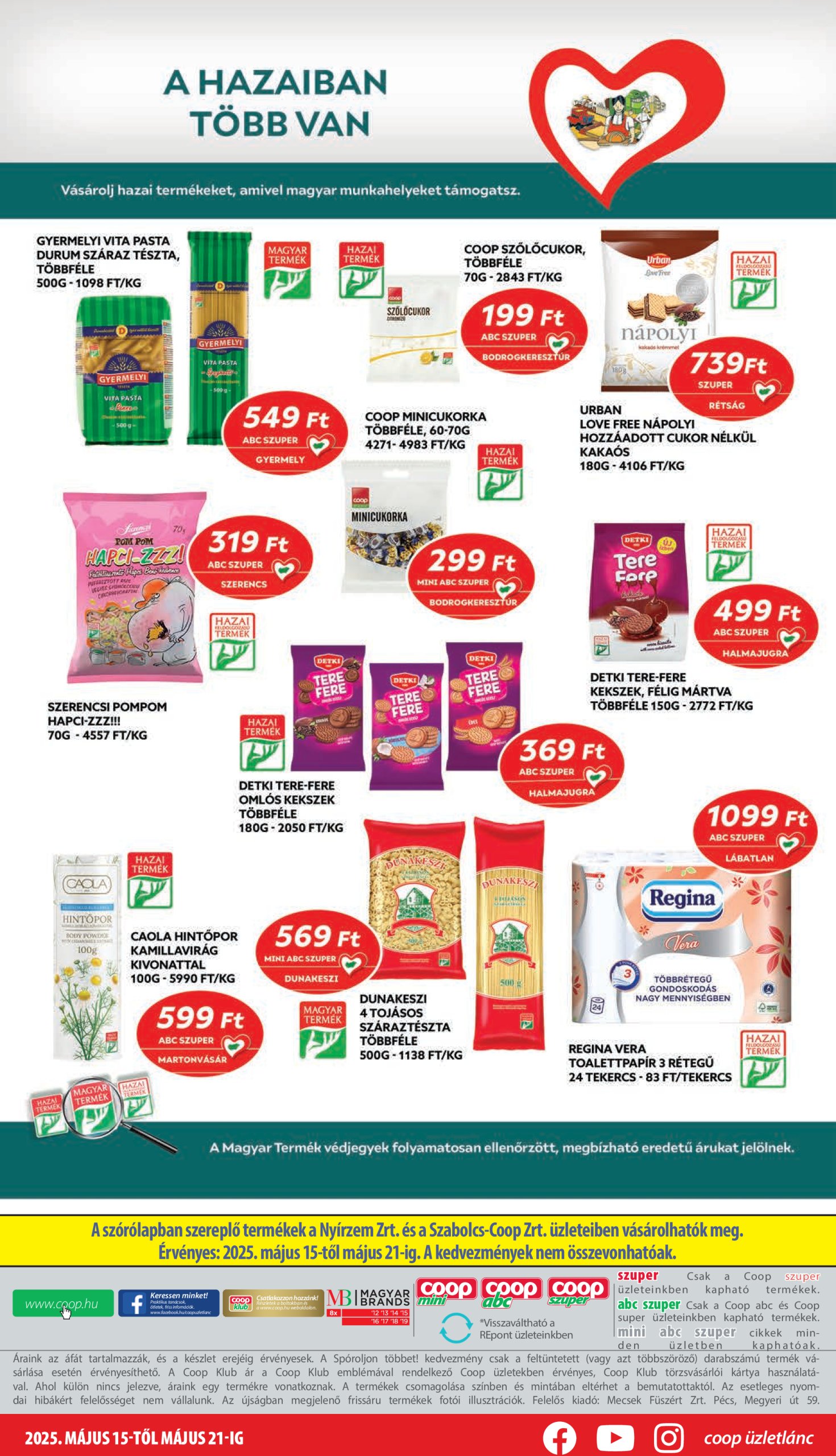 coop - Coop - Nyírzem/Szabolcs Coop akciós újság, érvényes 05.15. - 05.21. - page: 8