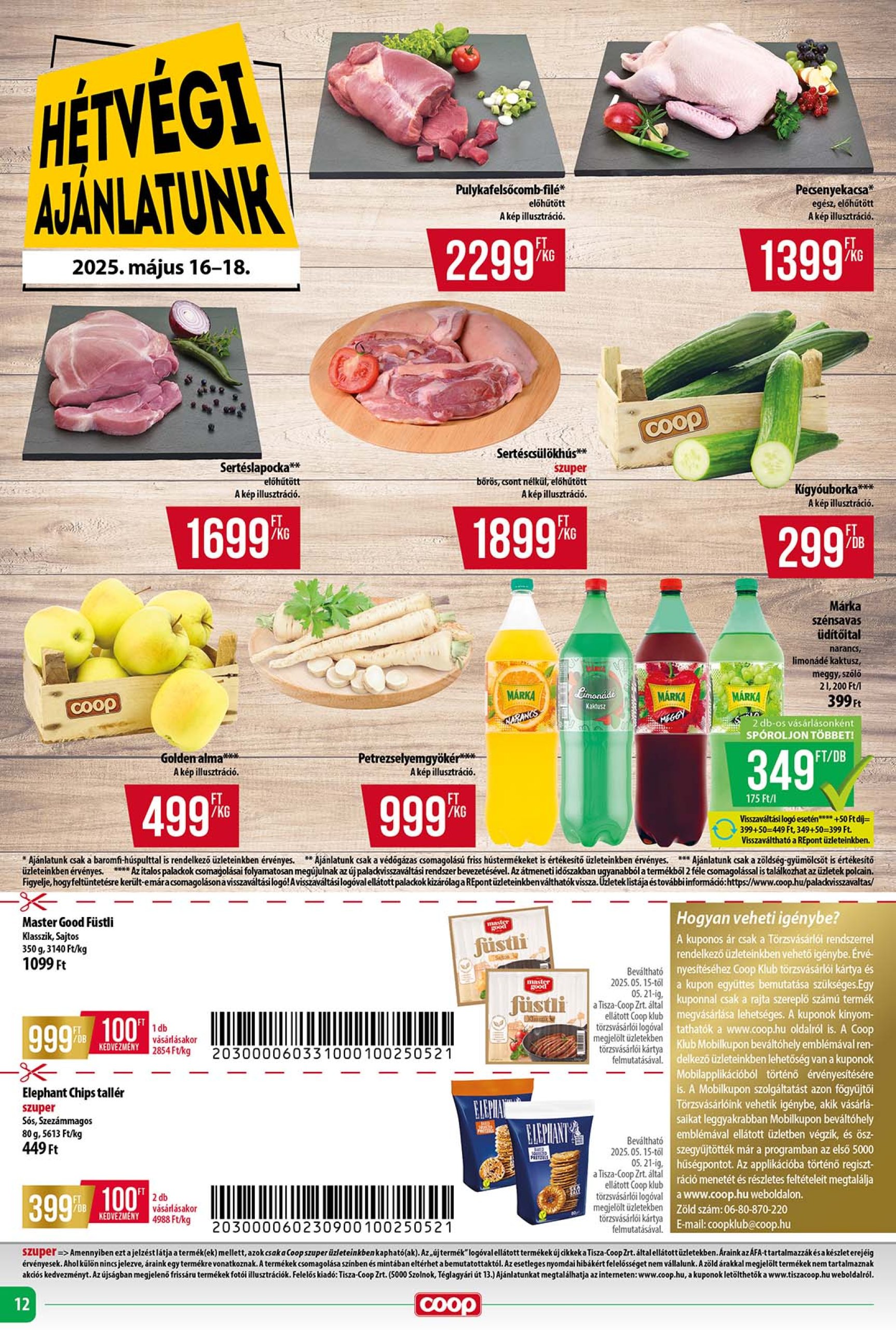 coop - Coop - Tisza - Abc-Szuper akciós újság, érvényes 05.15. - 05.21. - page: 12
