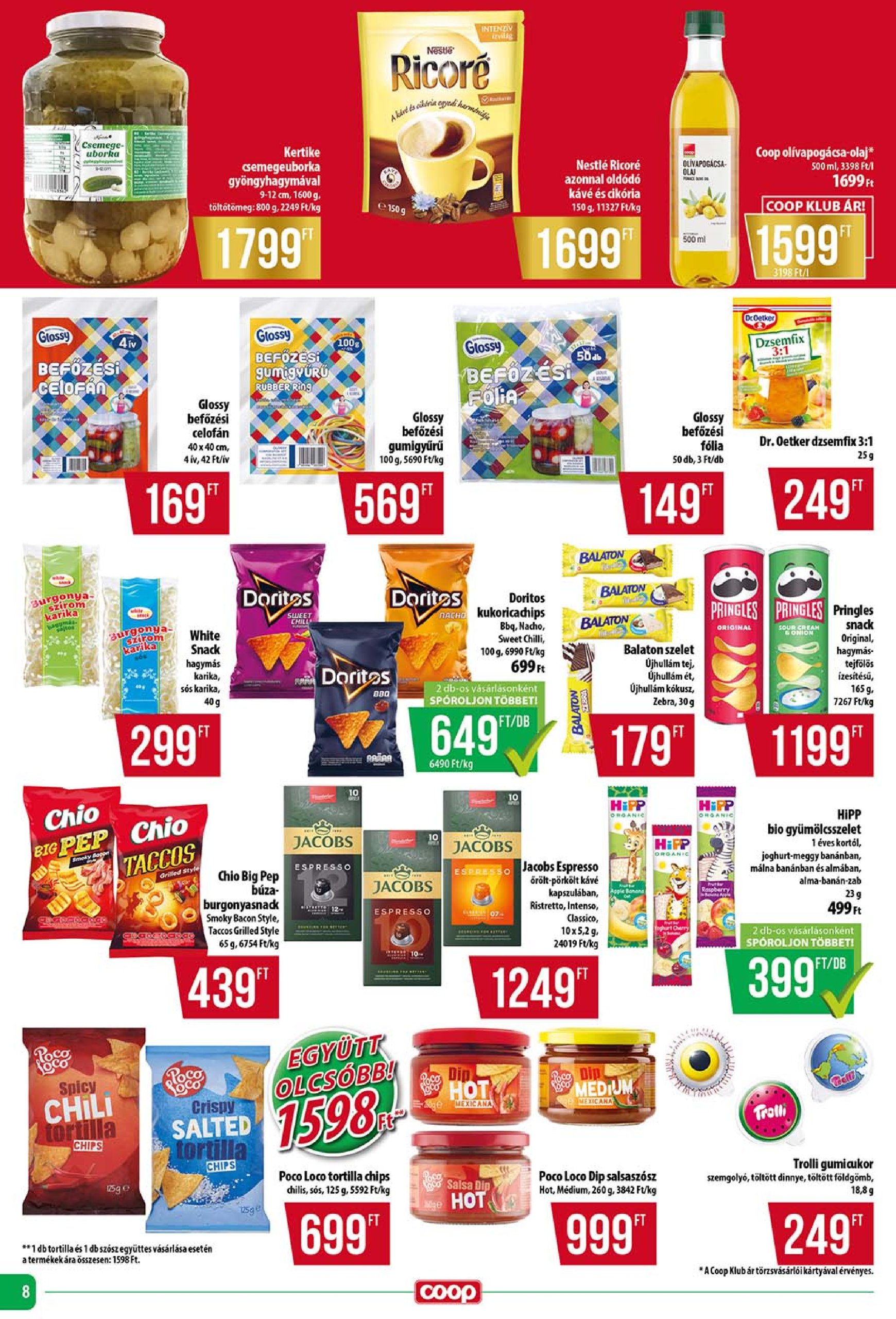 coop - Coop - Szuper Plusz akciós újság, érvényes 05.15. - 05.21. - page: 8