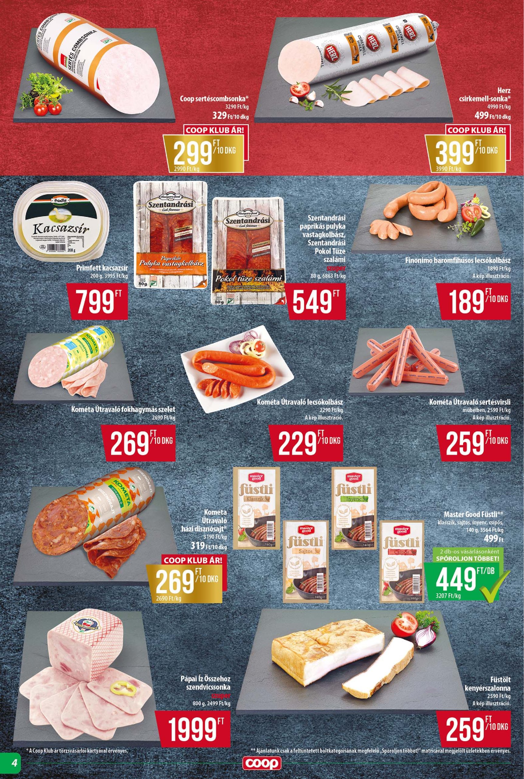 coop - Coop - Tisza - Abc-Szuper akciós újság, érvényes 05.22. - 05.28. - page: 4
