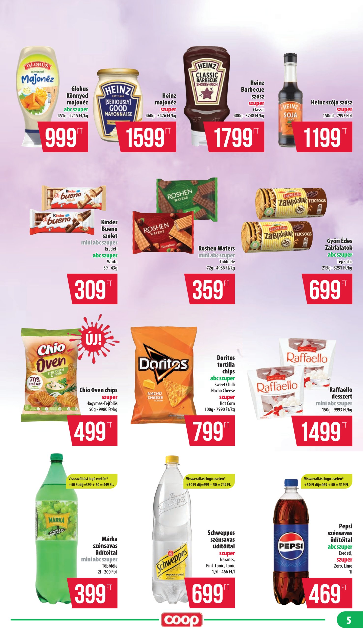 coop - Coop - Mecsek akciós újság, érvényes 05.22. - 05.28. - page: 5