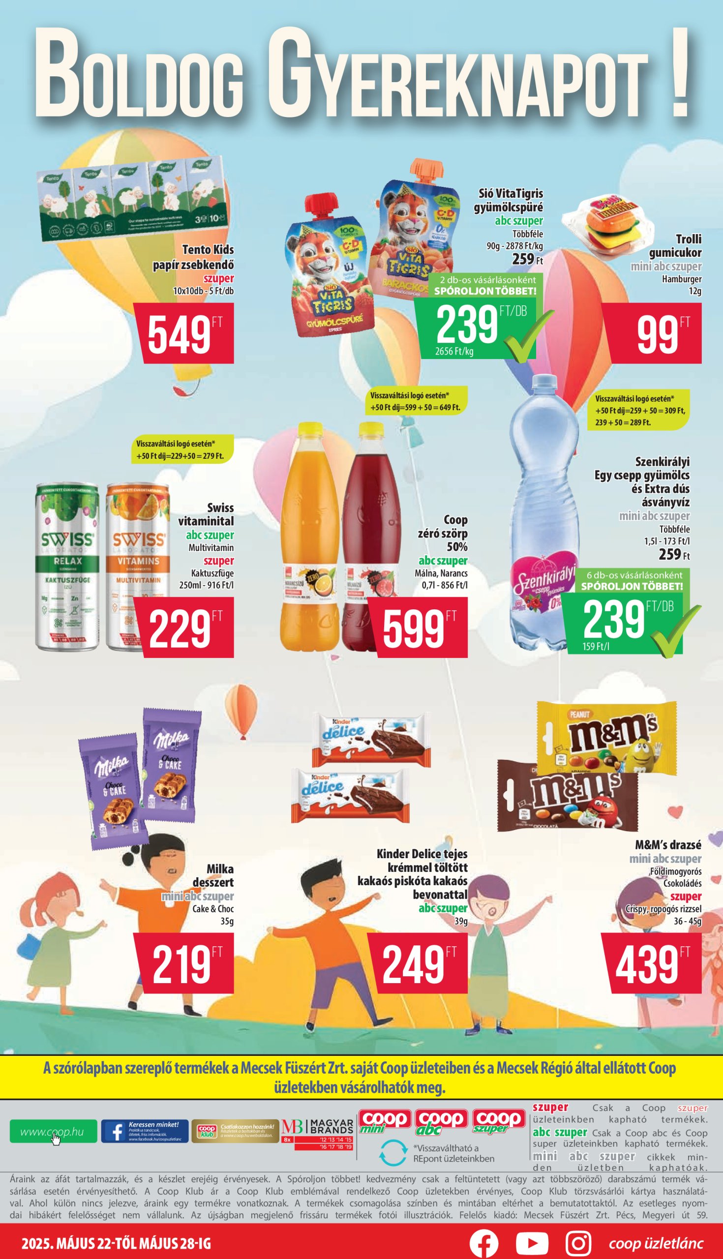 coop - Coop - Mecsek akciós újság, érvényes 05.22. - 05.28. - page: 8
