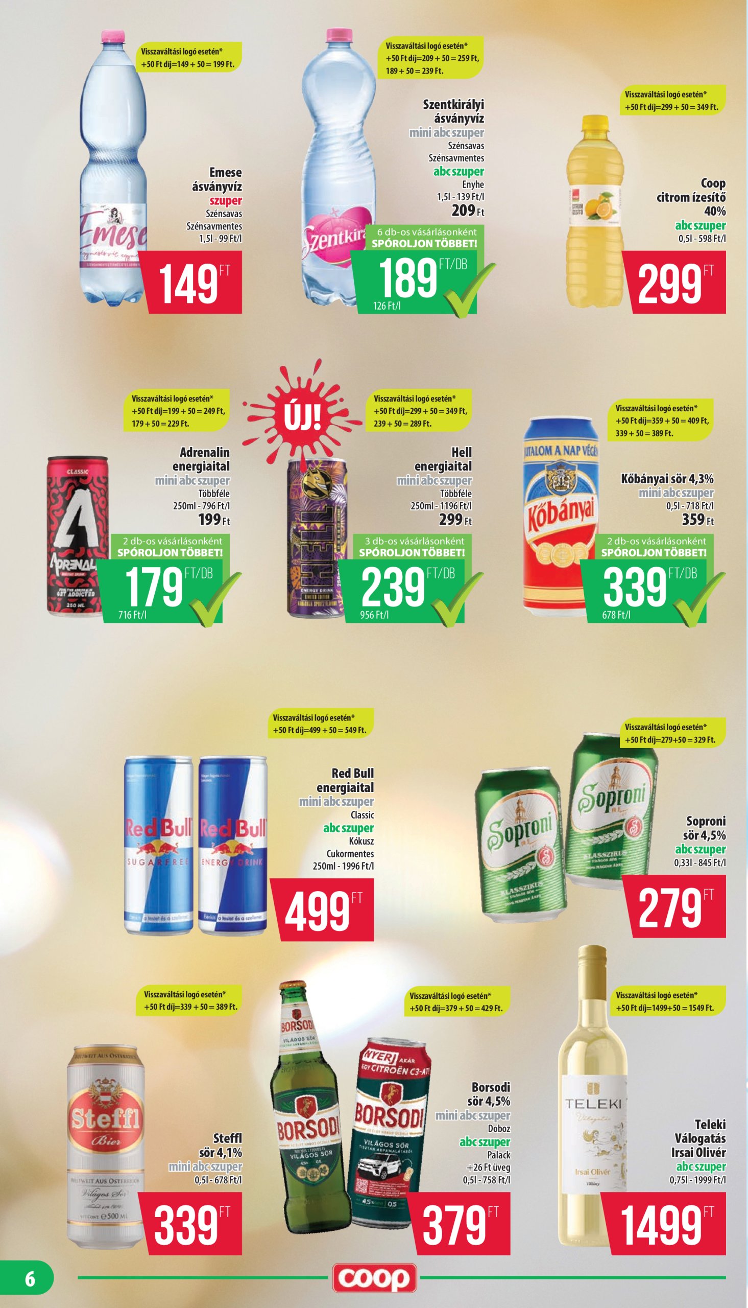coop - Coop - Mecsek akciós újság, érvényes 05.22. - 05.28. - page: 6