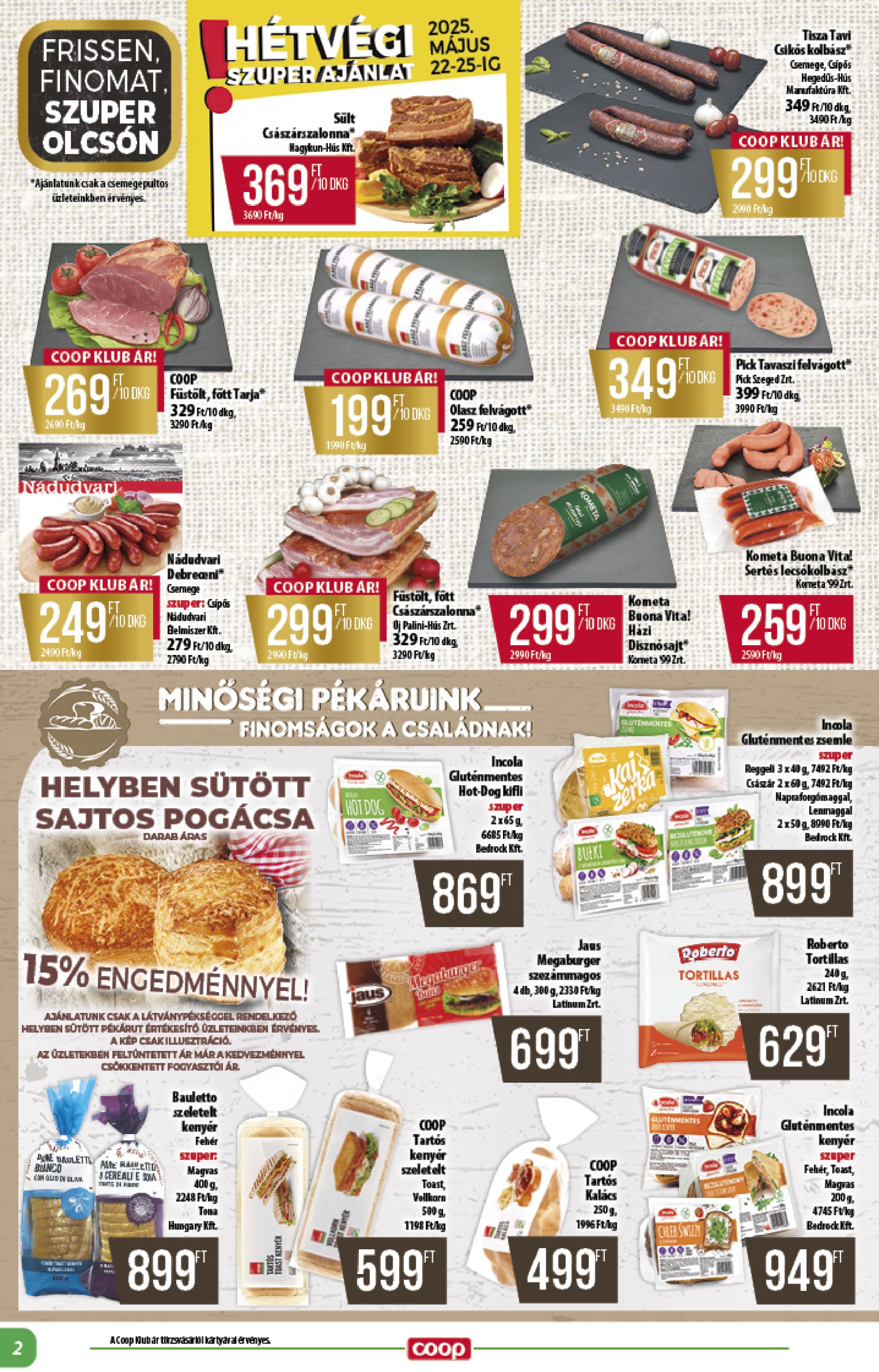 coop - Coop - Alföld akciós újság, érvényes 05.22. - 05.28. - page: 2