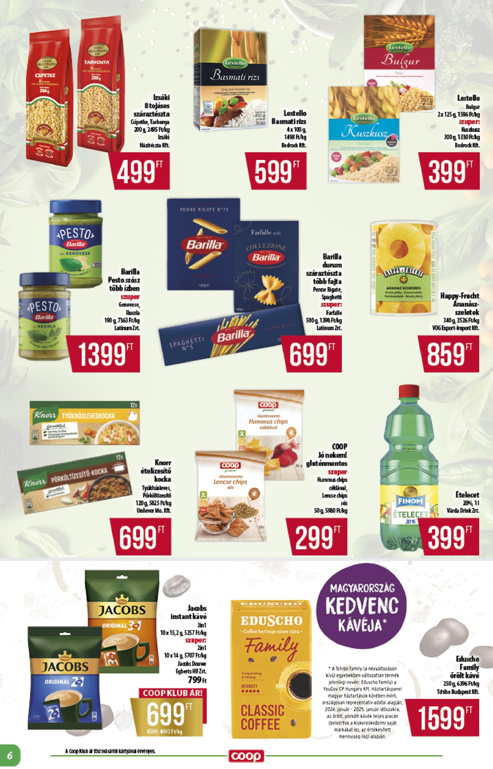 coop - Coop - Alföld akciós újság, érvényes 05.22. - 05.28. - page: 6