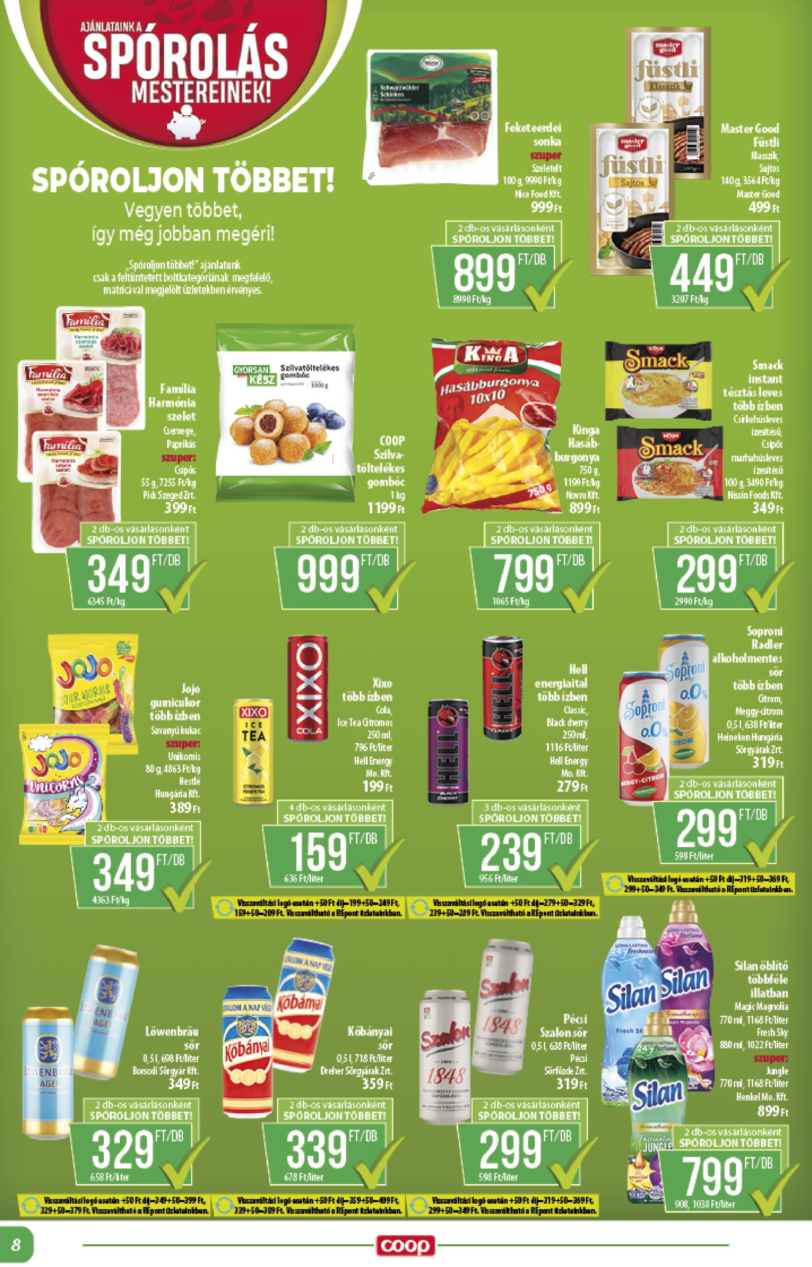 coop - Coop - Alföld akciós újság, érvényes 05.22. - 05.28. - page: 8