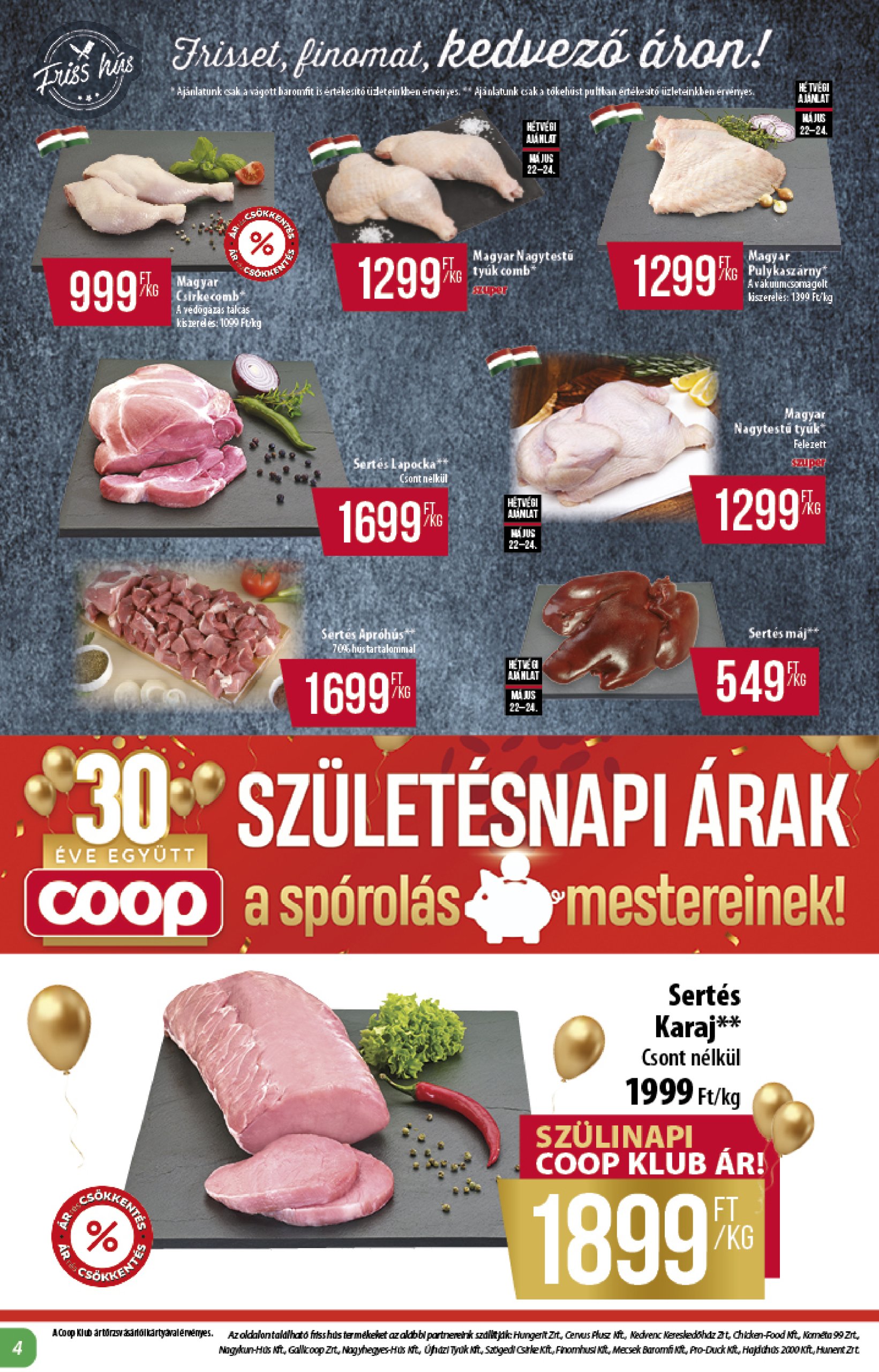 coop - Coop - Alföld akciós újság, érvényes 05.22. - 05.28. - page: 4