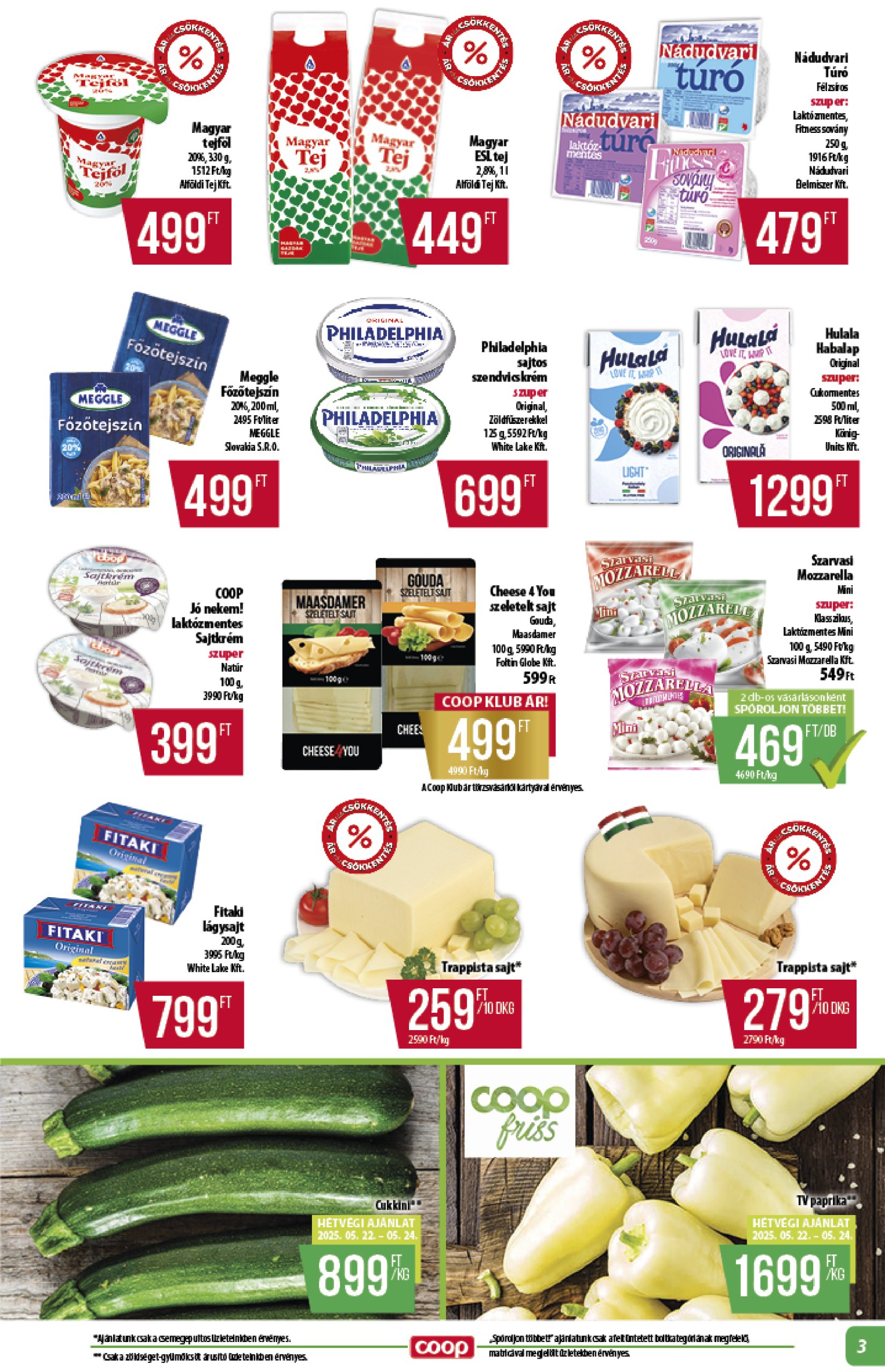 coop - Coop - Alföld akciós újság, érvényes 05.22. - 05.28. - page: 3