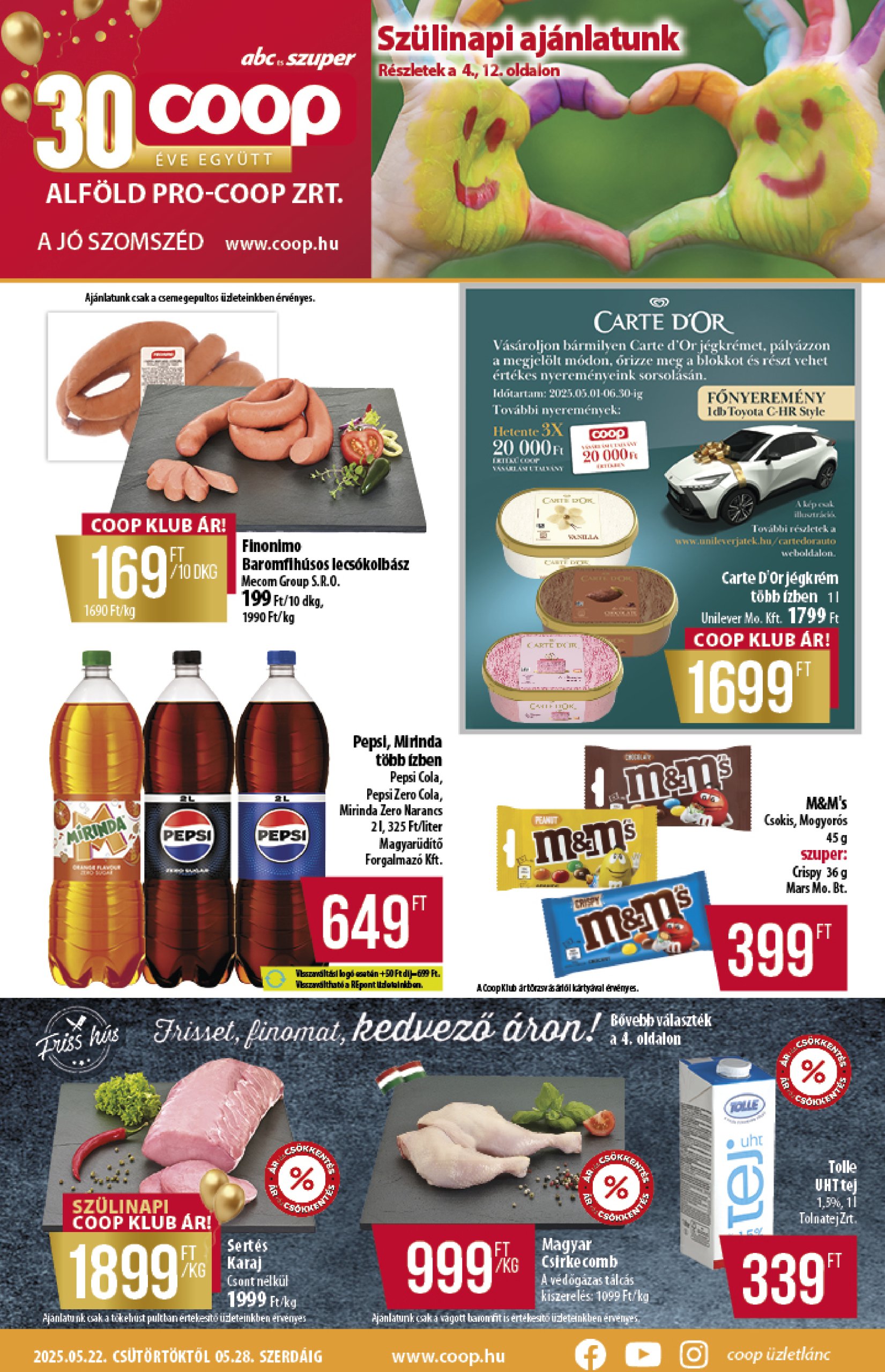 coop - Coop - Alföld akciós újság, érvényes 05.22. - 05.28. - page: 1