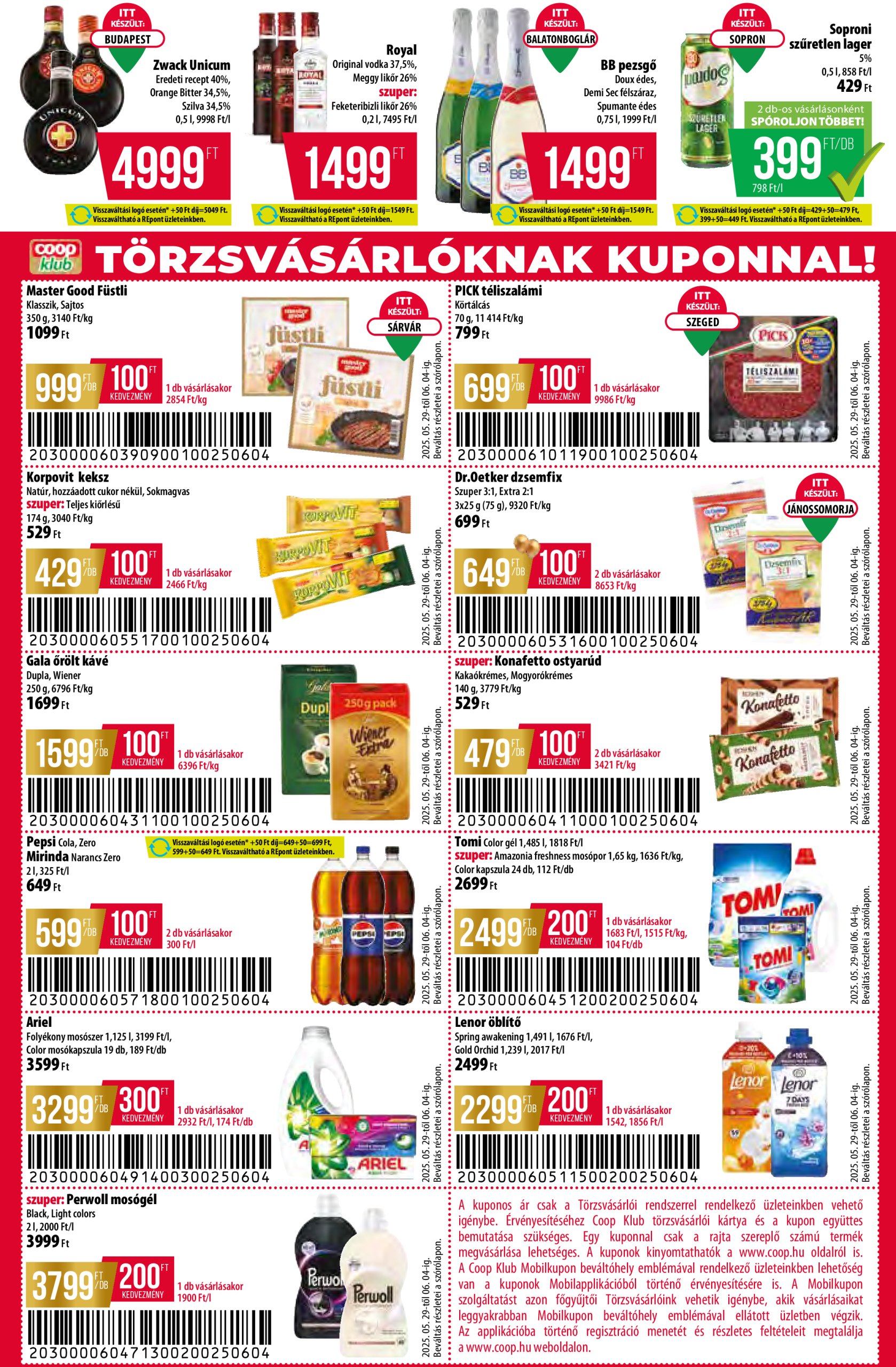 coop - Coop akciós újság, érvényes 05.29. - 06.04. - page: 8