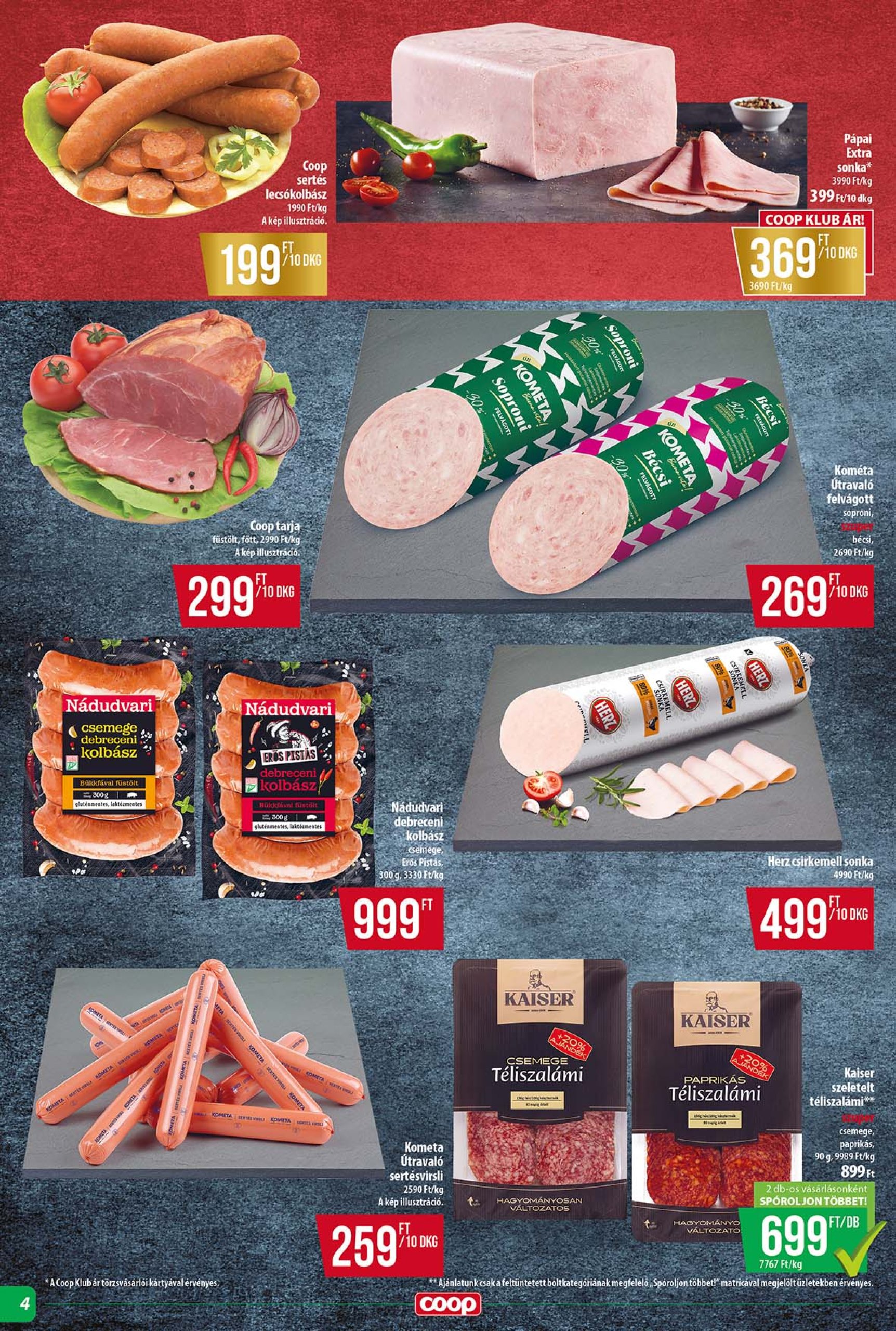 coop - Coop - Tisza - Abc-Szuper akciós újság, érvényes 06.12. - 06.18. - page: 4