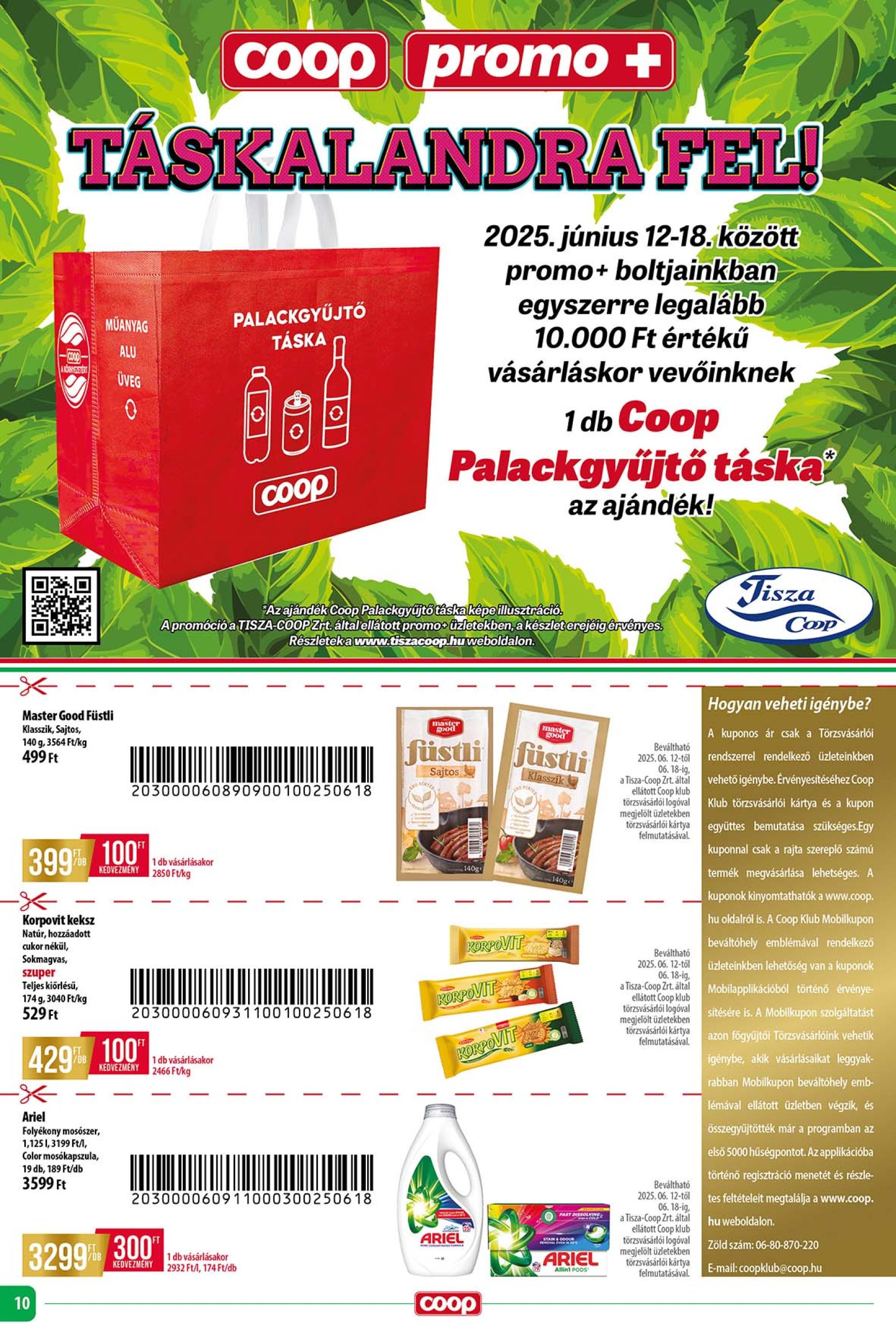 coop - Coop - Tisza - Abc-Szuper akciós újság, érvényes 06.12. - 06.18. - page: 10