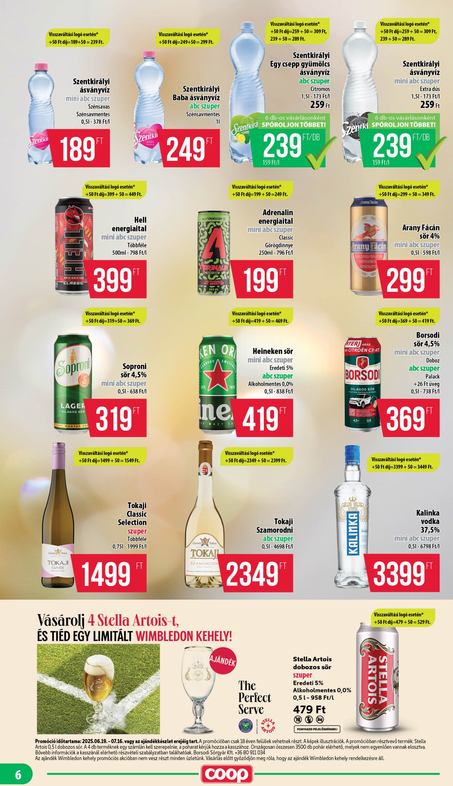 coop - Coop - Mecsek akciós újság, érvényes 06.19. - 07.02. - page: 6