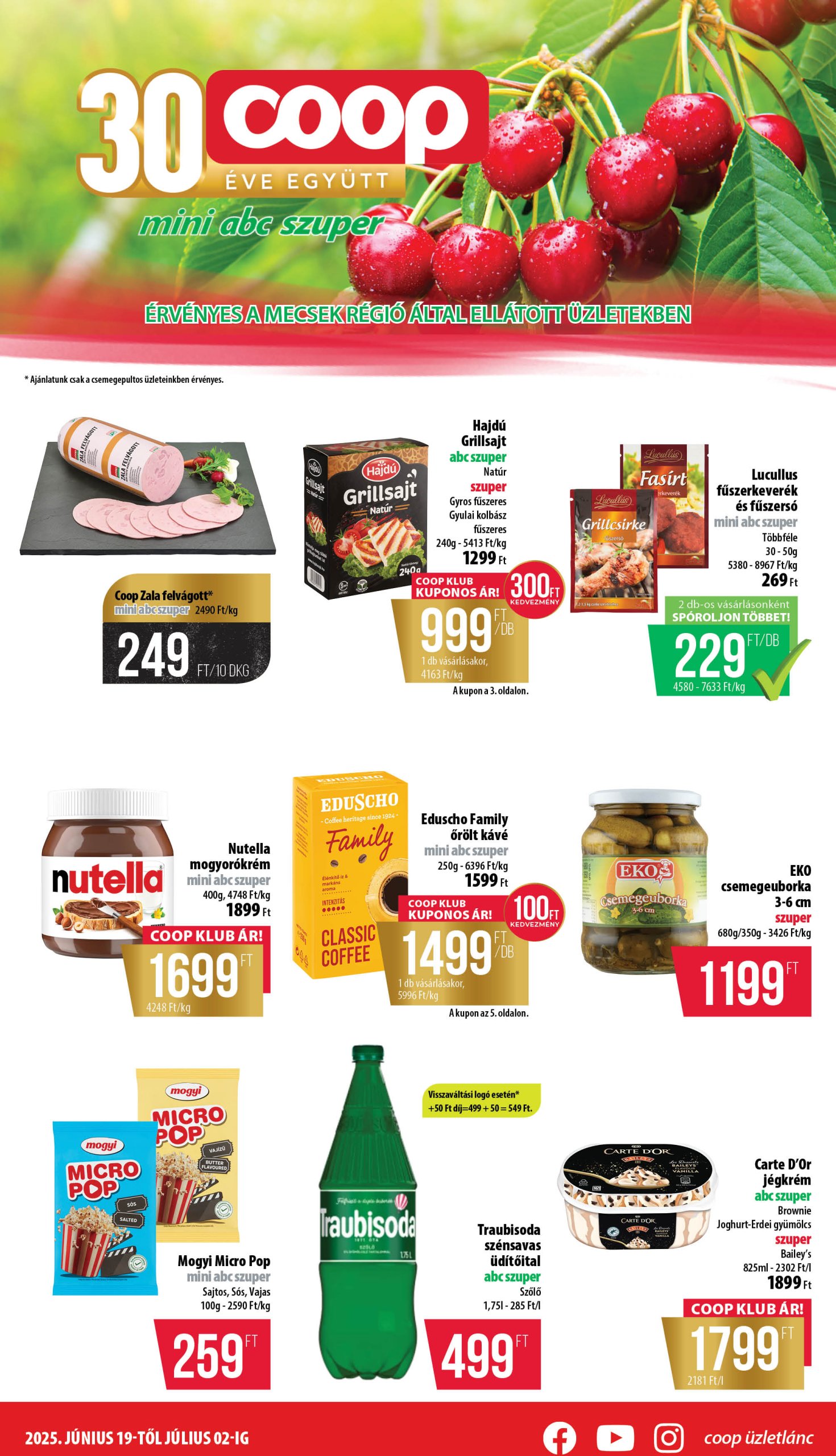 coop - Coop - Mecsek akciós újság, érvényes 06.19. - 07.02.