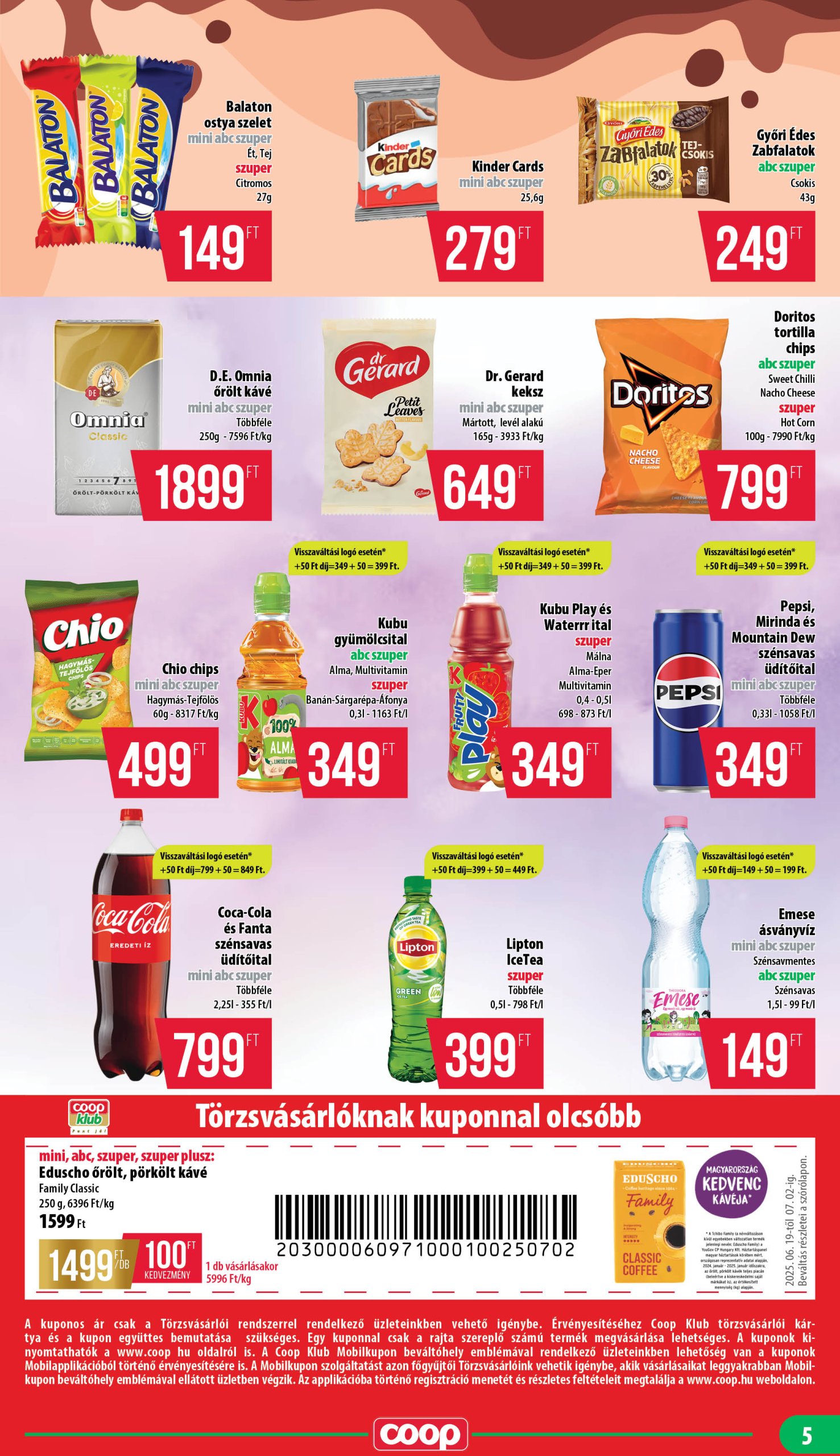 coop - Coop - Mecsek akciós újság, érvényes 06.19. - 07.02. - page: 5