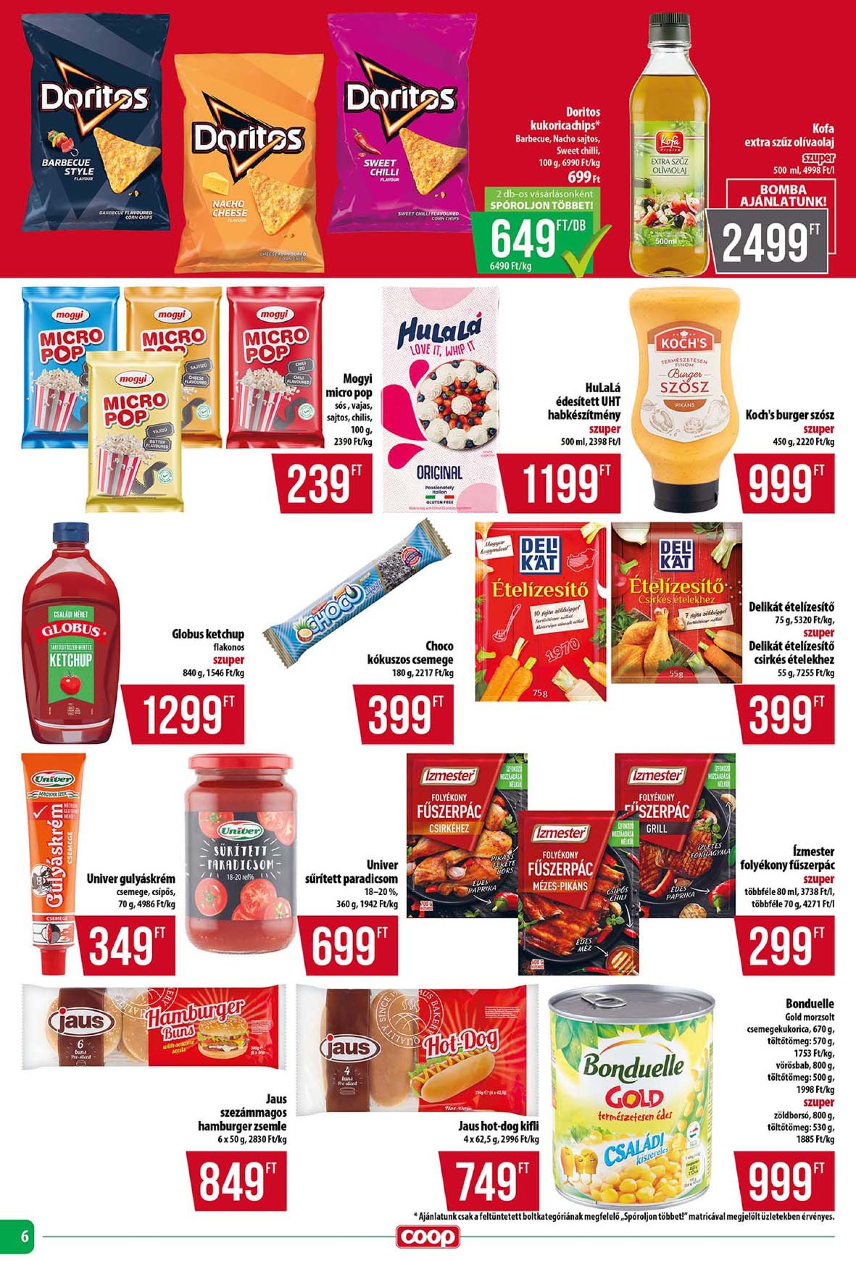 coop - Coop - Tisza - Abc-Szuper akciós újság, érvényes 06.19. - 06.25. - page: 6