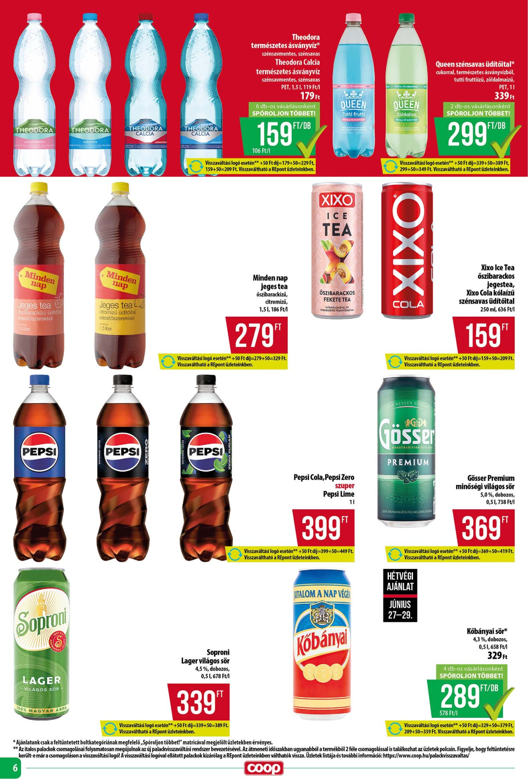 coop - Coop - Tisza - Abc-Szuper akciós újság, érvényes 06.26. - 07.02. - page: 6