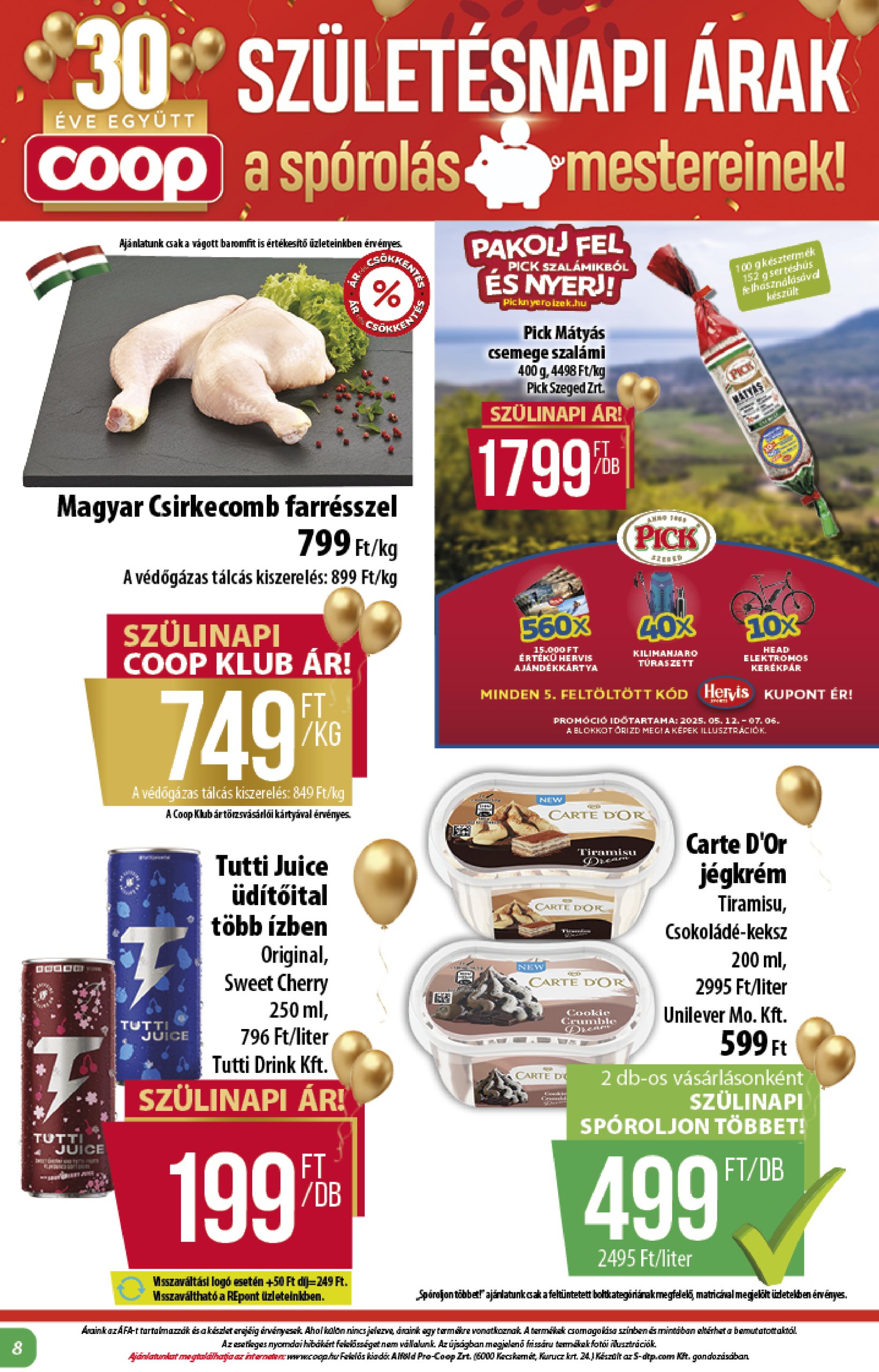coop - Coop - Alföld akciós újság, érvényes 06.26. - 07.02. - page: 8