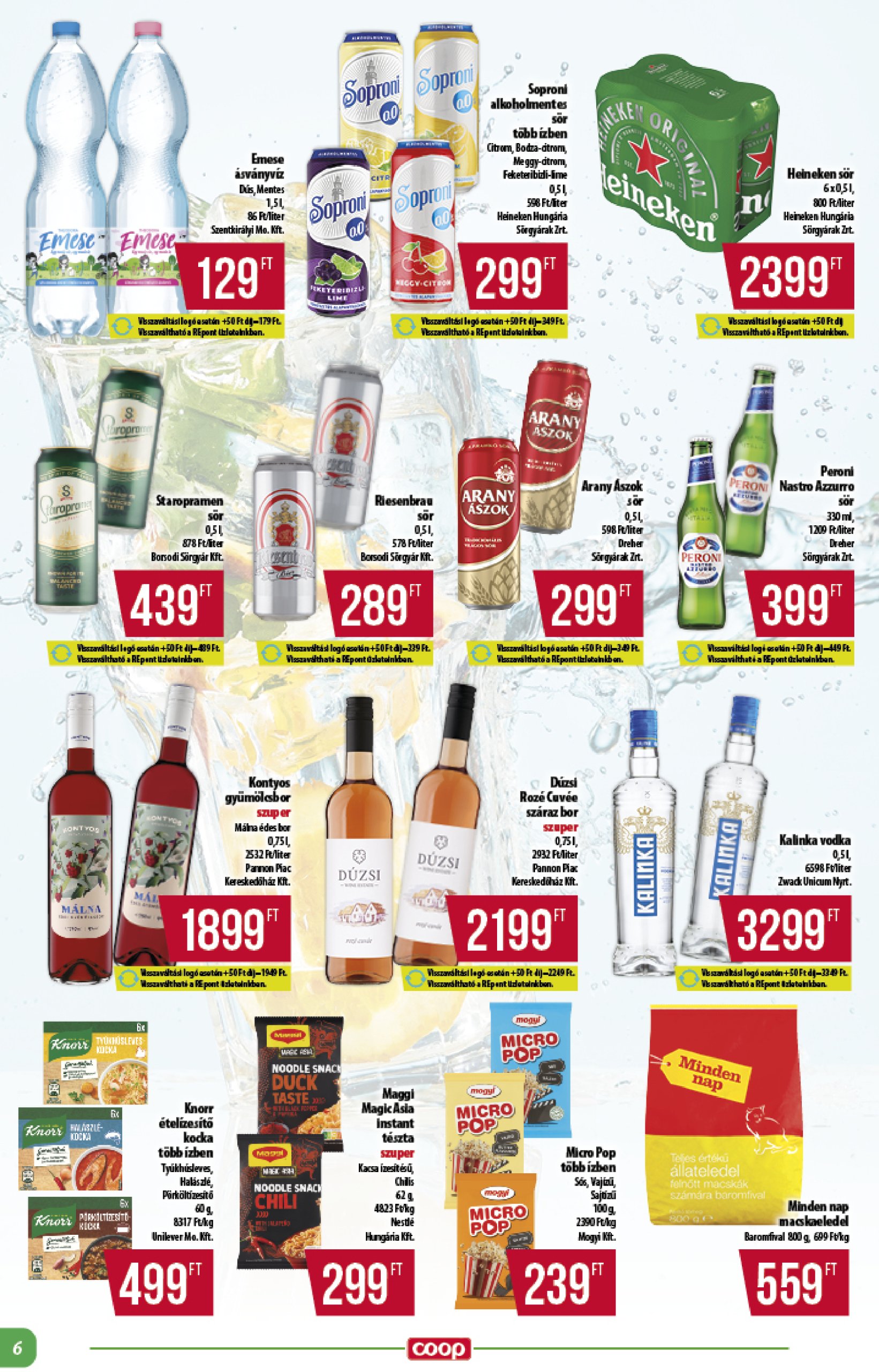 coop - Coop - Alföld akciós újság, érvényes 06.26. - 07.02. - page: 6