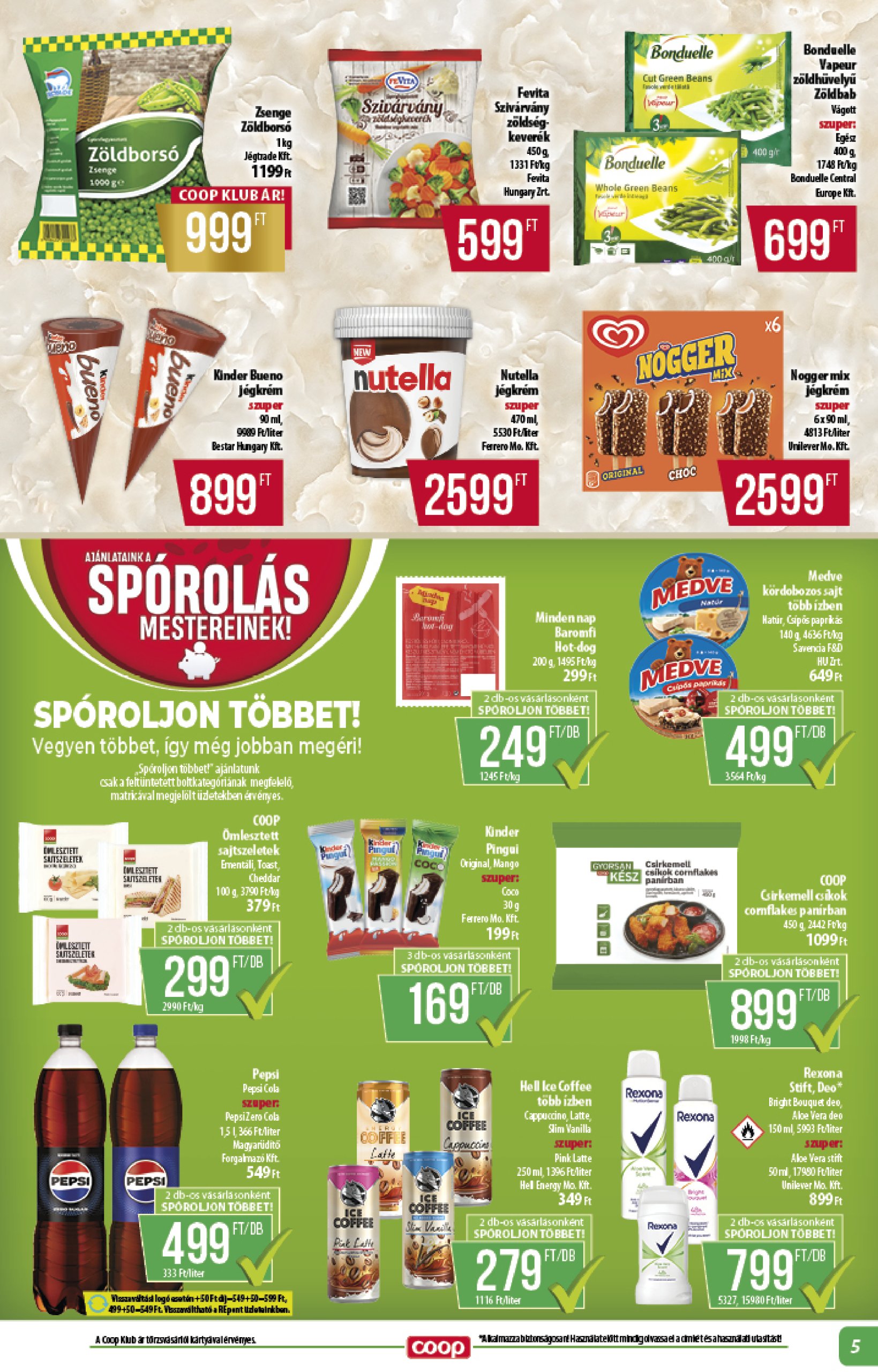 coop - Coop - Alföld akciós újság, érvényes 06.26. - 07.02. - page: 5
