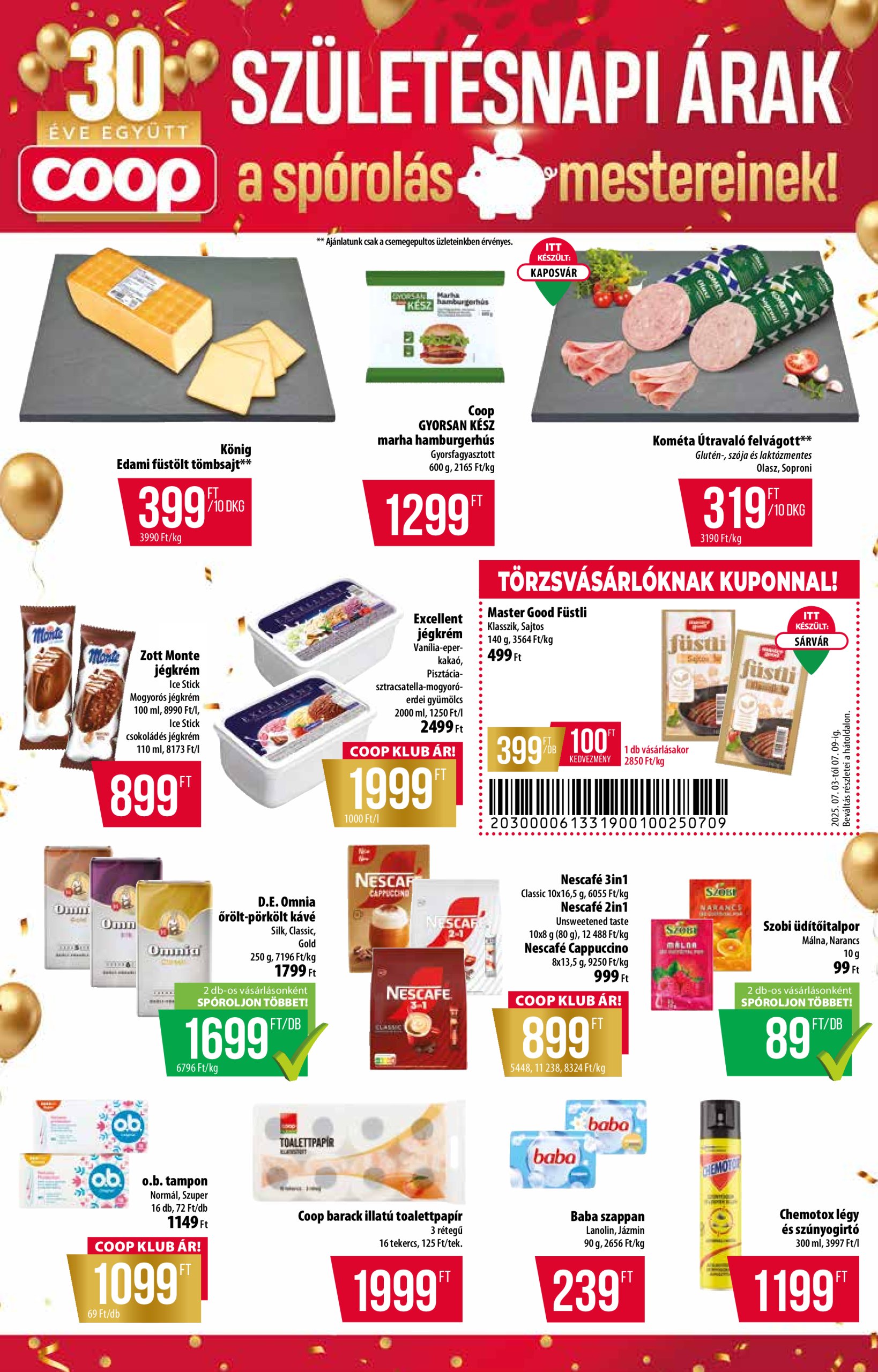 coop - Coop Szuper Plusz akciós újság, érvényes 07.03. - 07.09. - page: 3