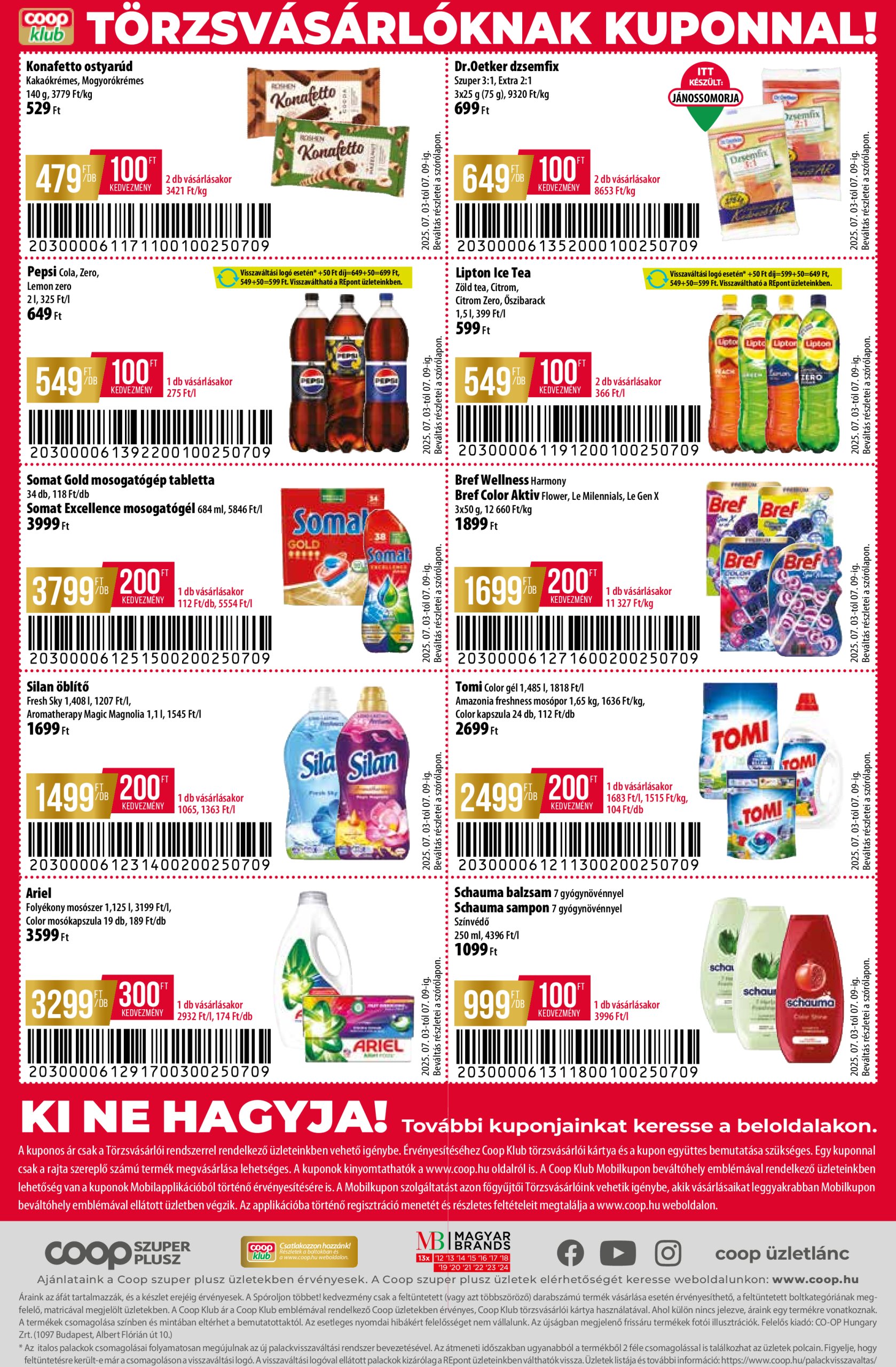 coop - Coop Szuper Plusz akciós újság, érvényes 07.03. - 07.09. - page: 12
