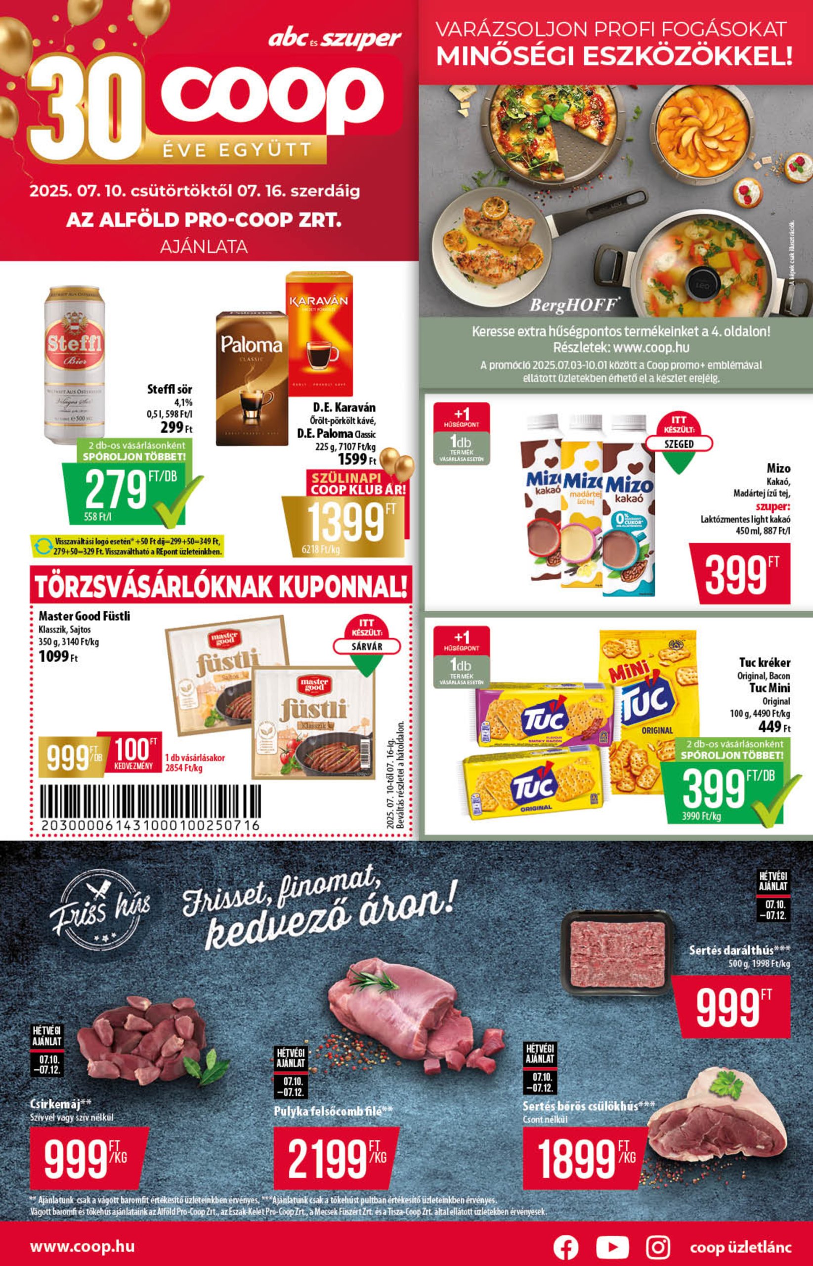 coop - Coop - Alföld - Abc-Szuper akciós újság, érvényes 07.10. - 07.16.