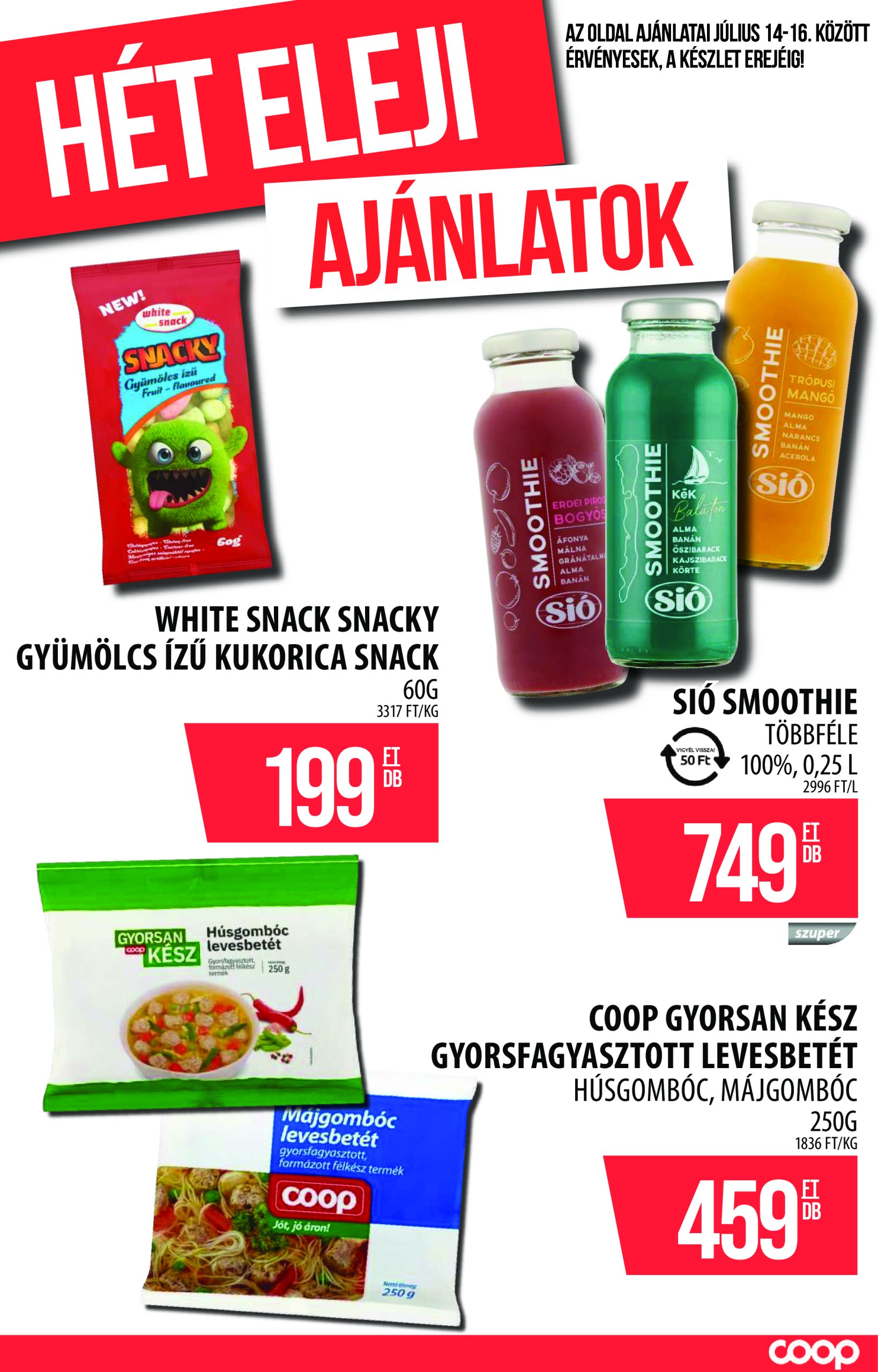 coop - Coop - Szolnok akciós újság, érvényes 07.10. - 07.16. - page: 4