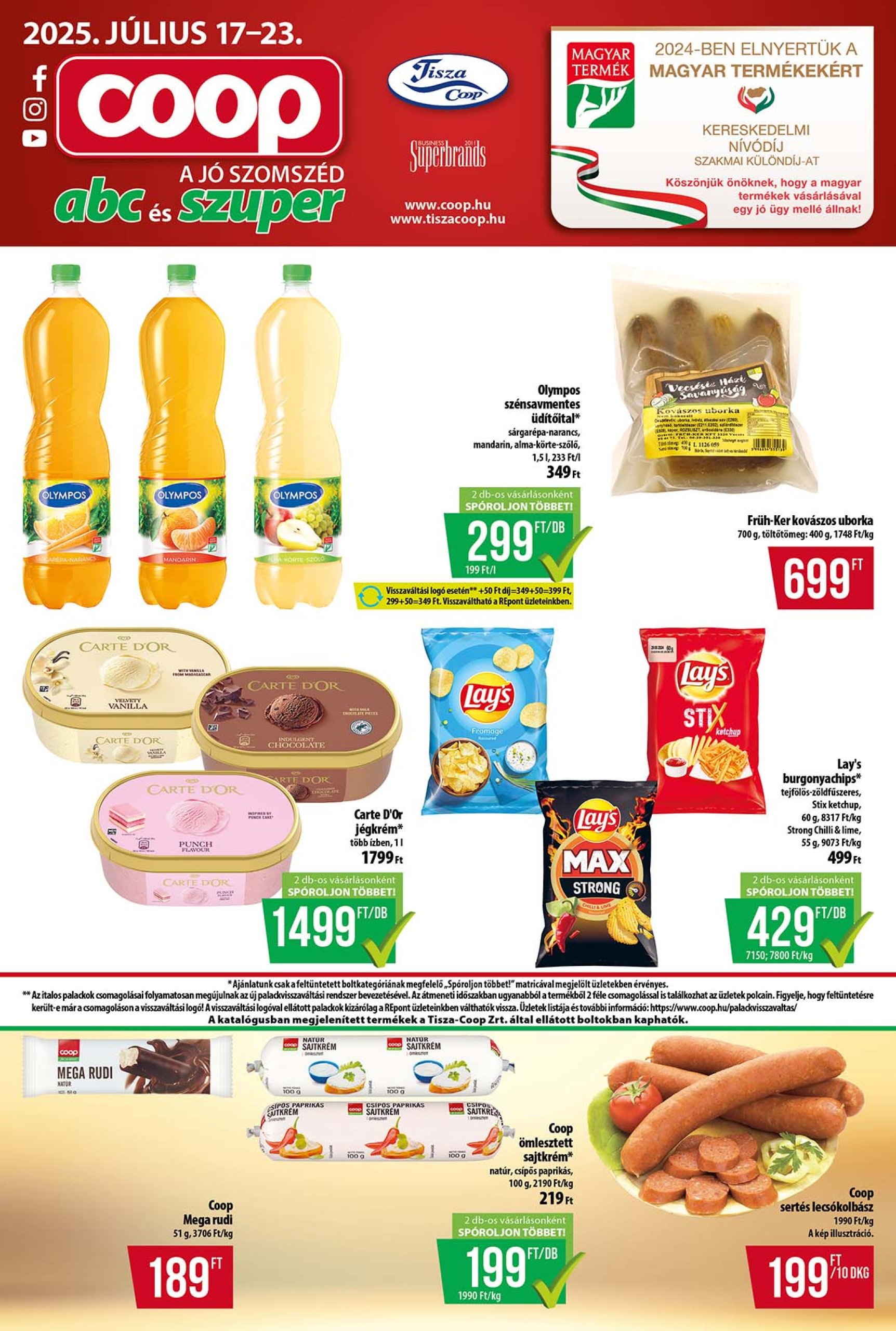 coop - Coop - Abc Szuper akciós újság, érvényes 07.17. - 07.23.