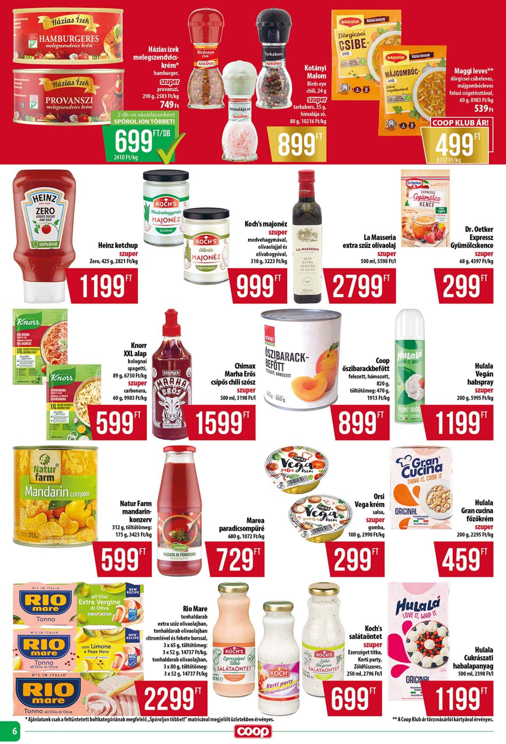 coop - Coop - Abc Szuper akciós újság, érvényes 07.17. - 07.23. - page: 6