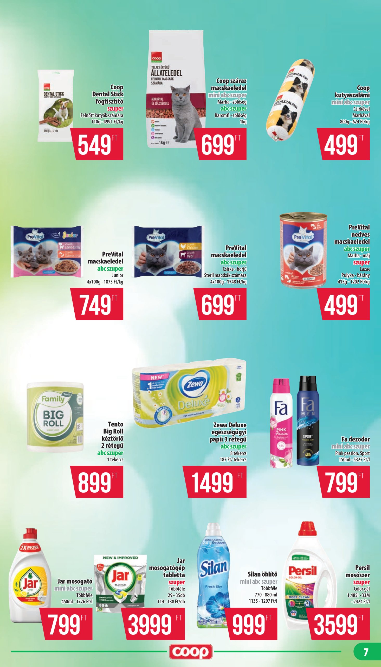 coop - Coop - Mini Abc Szuper Nyírzem/Szabolcs akciós újság, érvényes 07.17. - 07.23. - page: 7