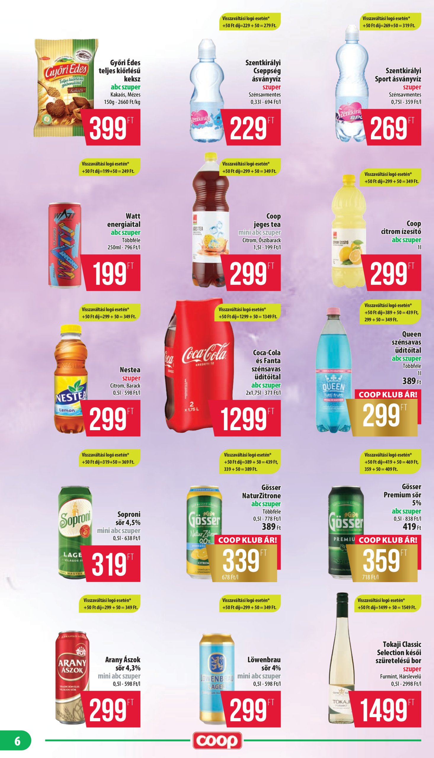 coop - Coop - Mini Abc Szuper Nyírzem/Szabolcs akciós újság, érvényes 07.17. - 07.23. - page: 6