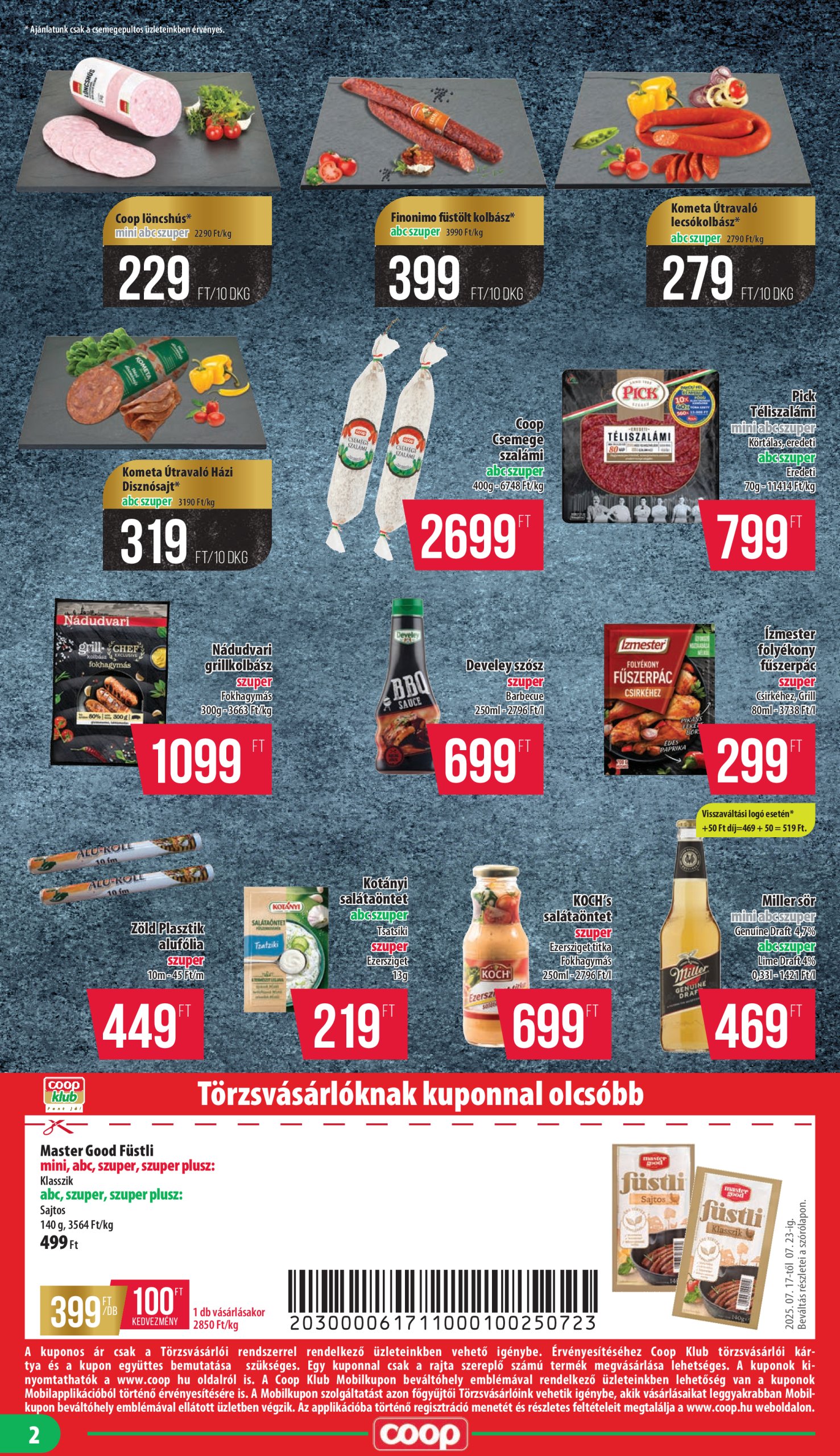 coop - Coop - Mini Abc Szuper Nyírzem/Szabolcs akciós újság, érvényes 07.17. - 07.23. - page: 2