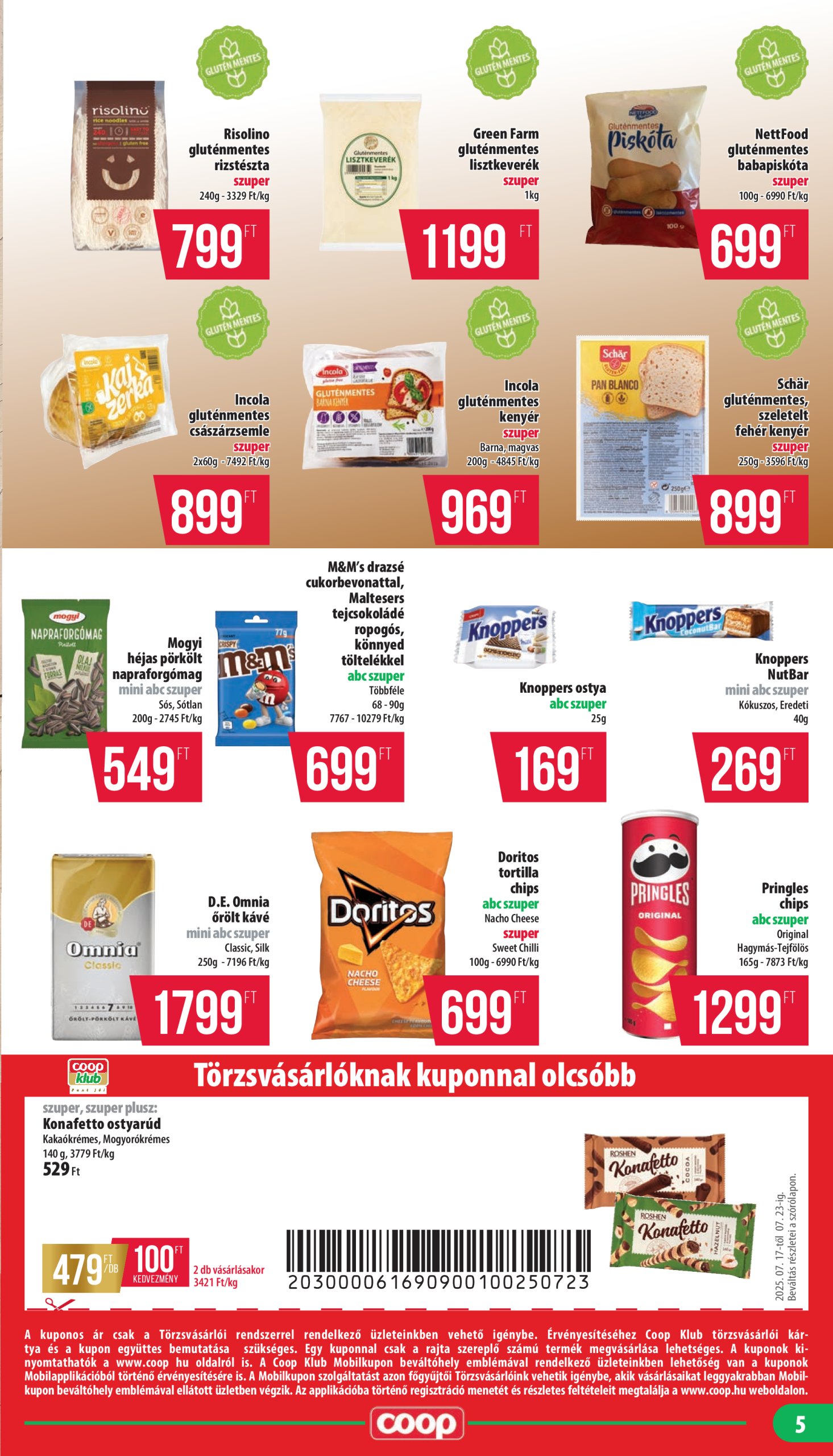 coop - Coop - Mini Abc Szuper Nyírzem/Szabolcs akciós újság, érvényes 07.17. - 07.23. - page: 5