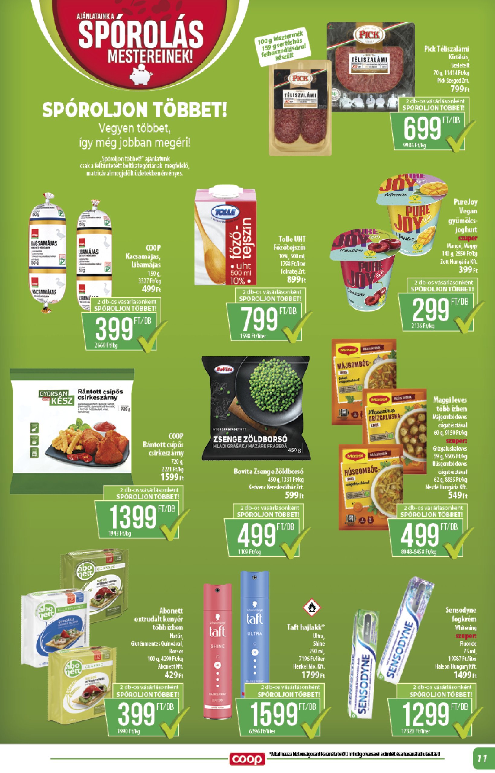 coop - Coop - Abc Szuper Alföld akciós újság, érvényes 07.17. - 07.23. - page: 11