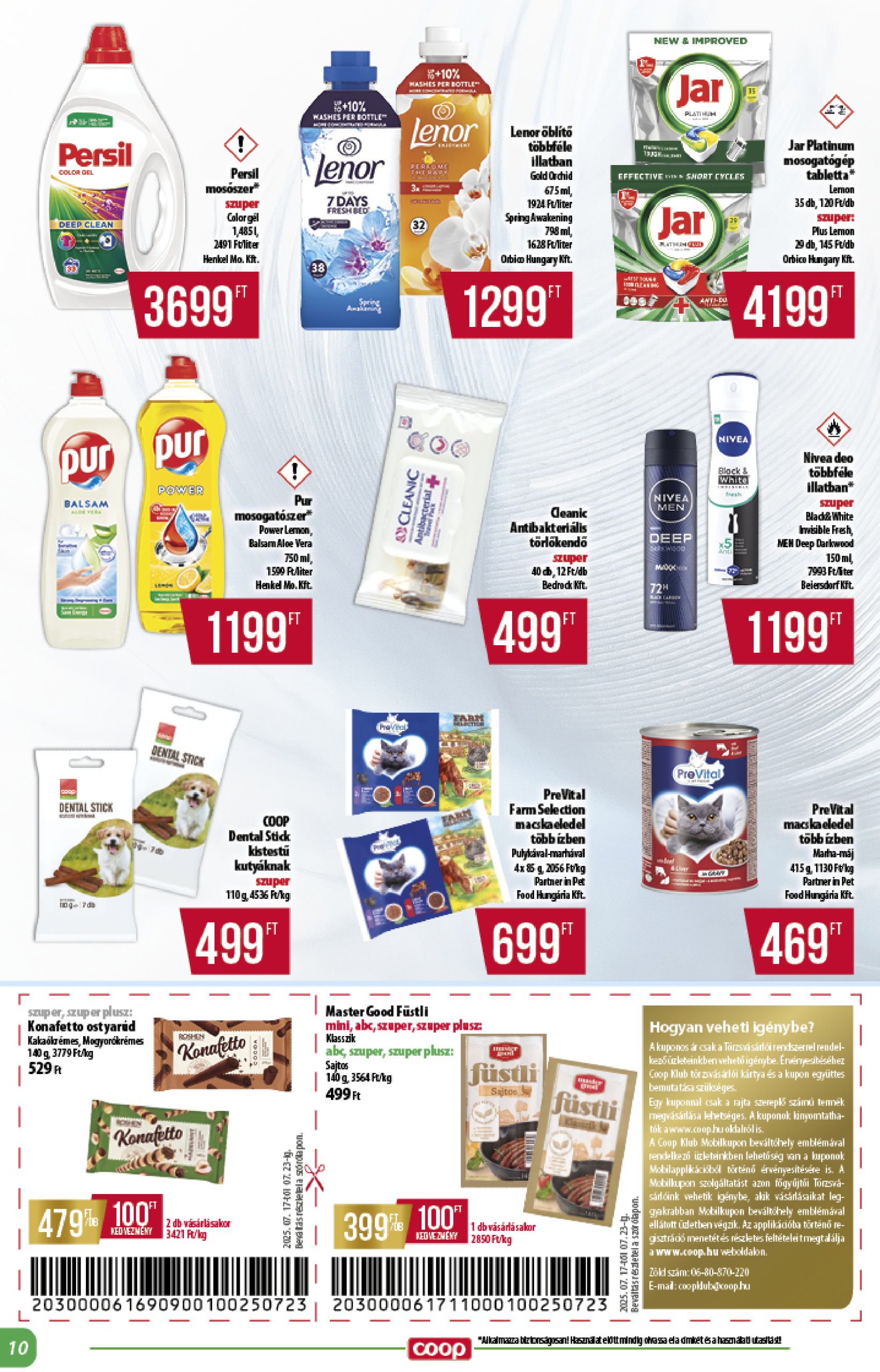 coop - Coop - Abc Szuper Alföld akciós újság, érvényes 07.17. - 07.23. - page: 10
