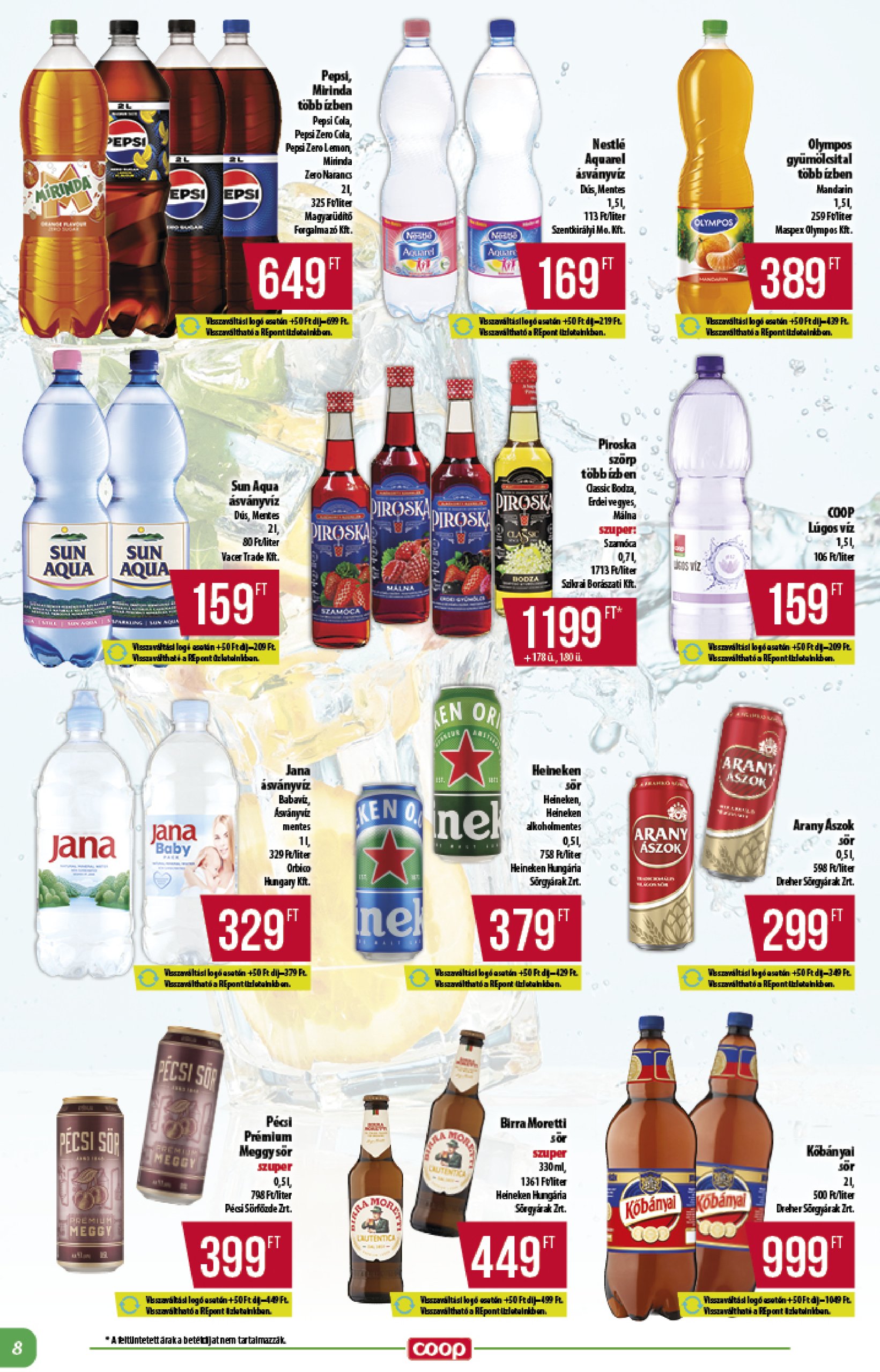 coop - Coop - Abc Szuper Alföld akciós újság, érvényes 07.17. - 07.23. - page: 8