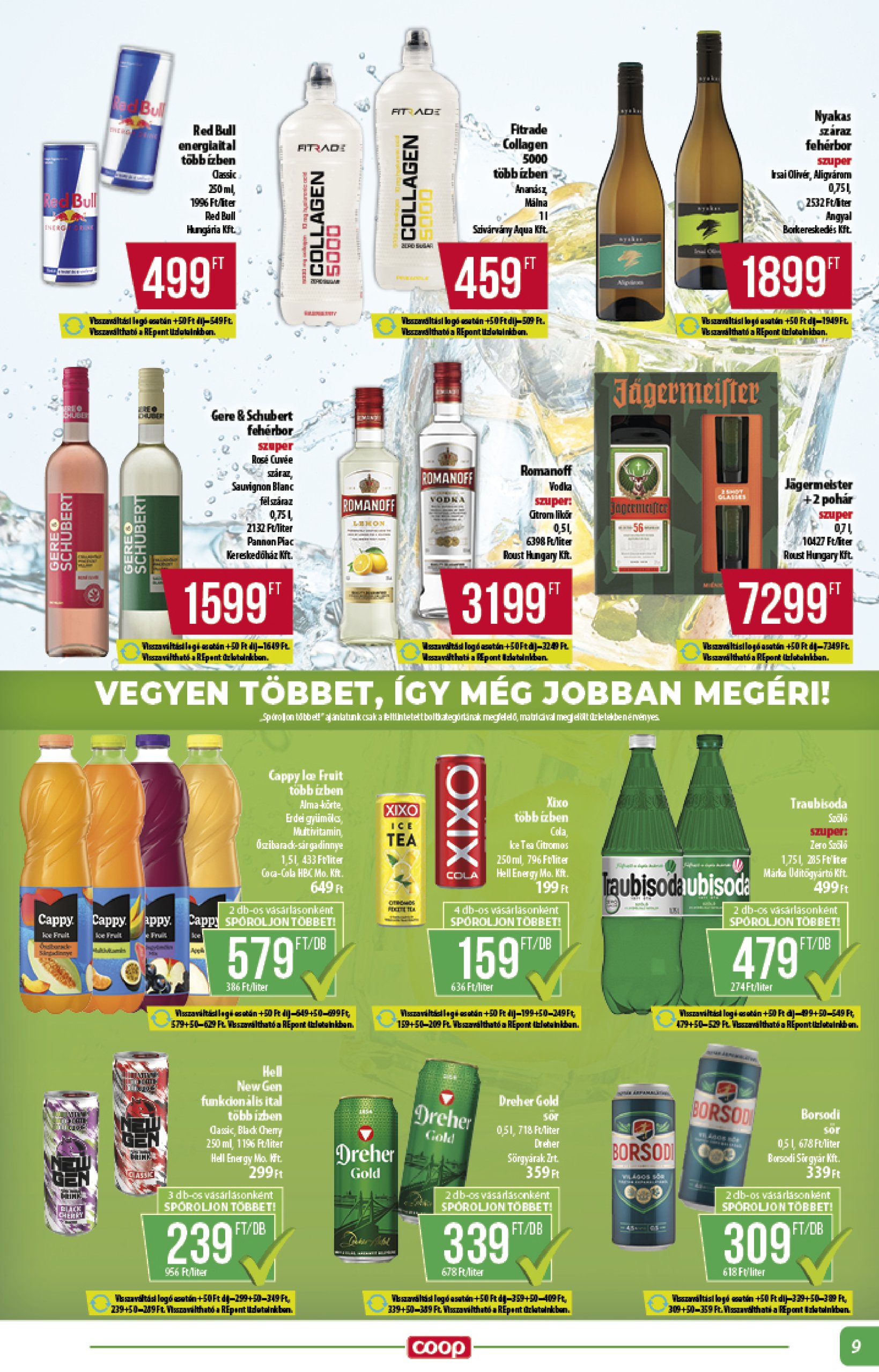 coop - Coop - Abc Szuper Alföld akciós újság, érvényes 07.17. - 07.23. - page: 9