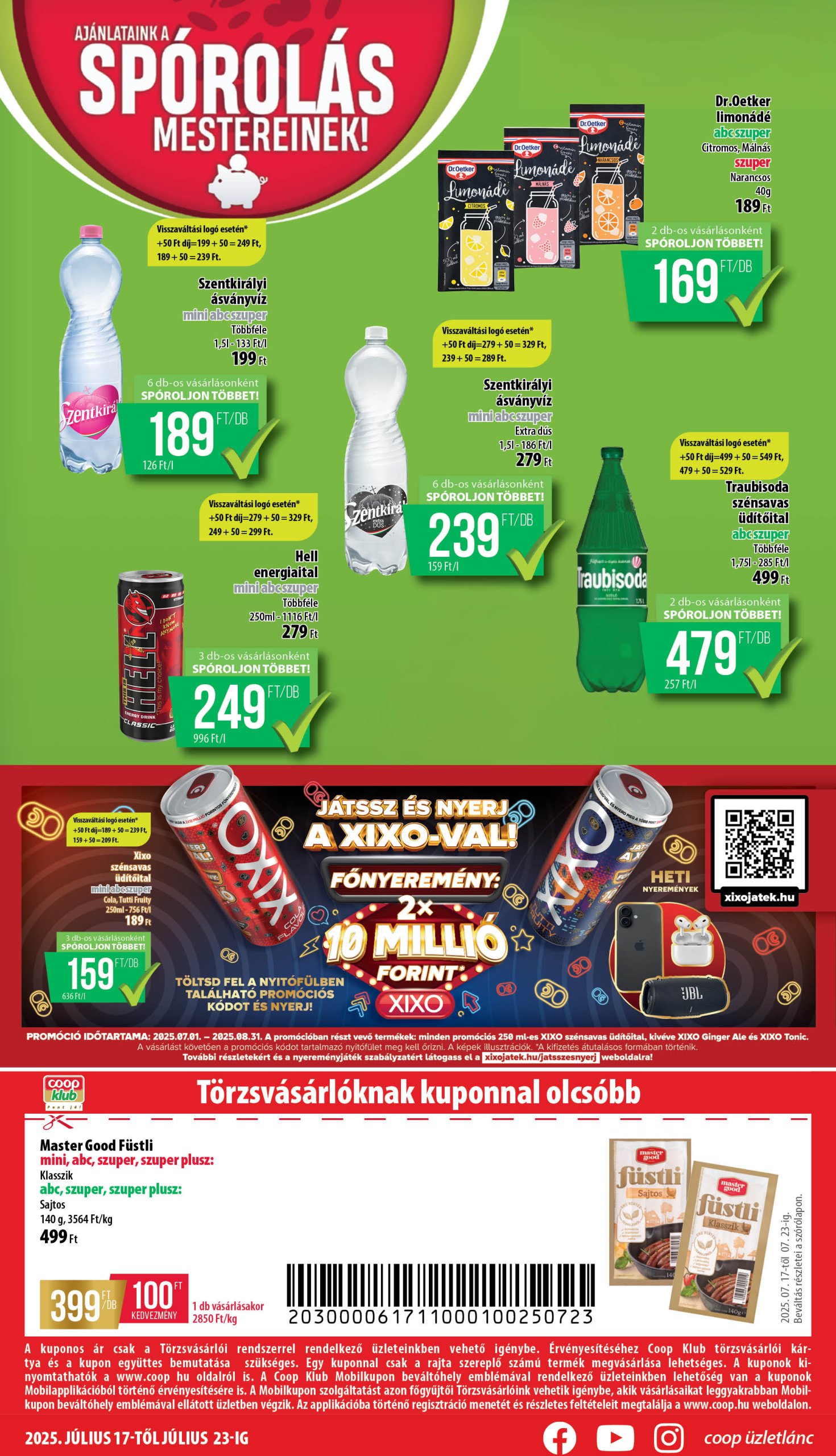 coop - Coop - Mini Abc Szuper Mecsek akciós újság, érvényes 07.17. - 07.23. - page: 8