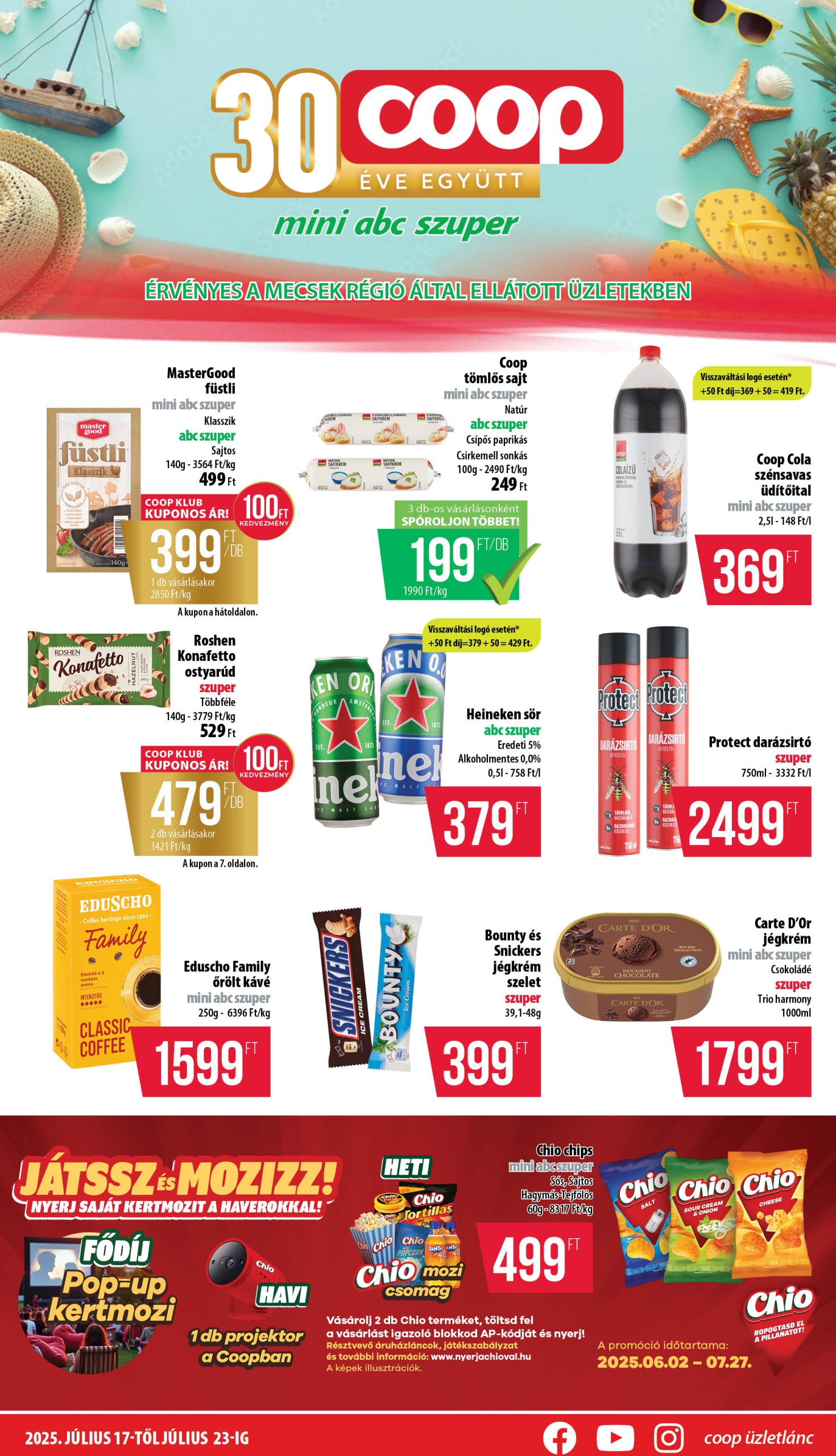 coop - Coop - Mini Abc Szuper Mecsek akciós újság, érvényes 07.17. - 07.23.