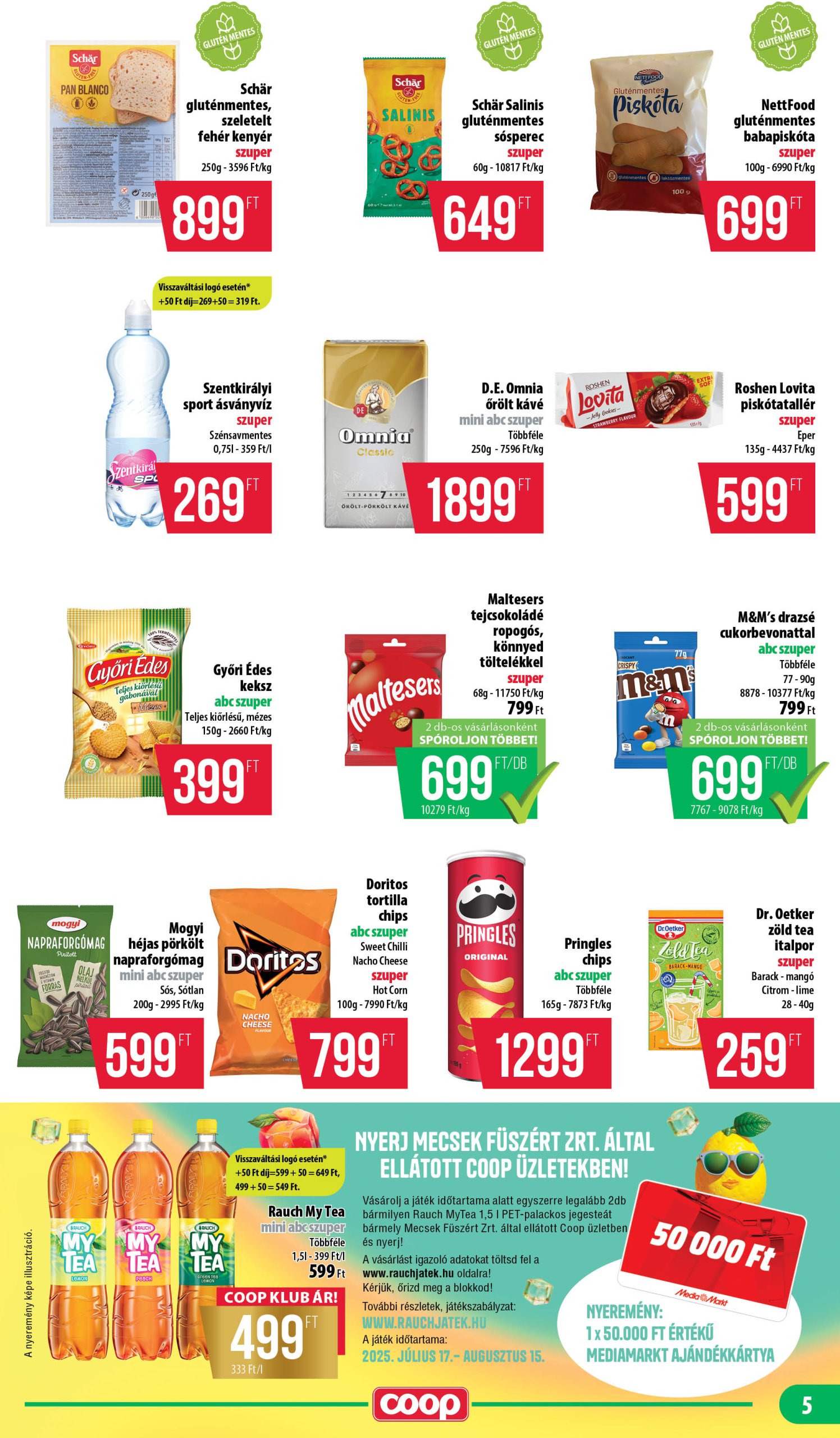 coop - Coop - Mini Abc Szuper Mecsek akciós újság, érvényes 07.17. - 07.23. - page: 5